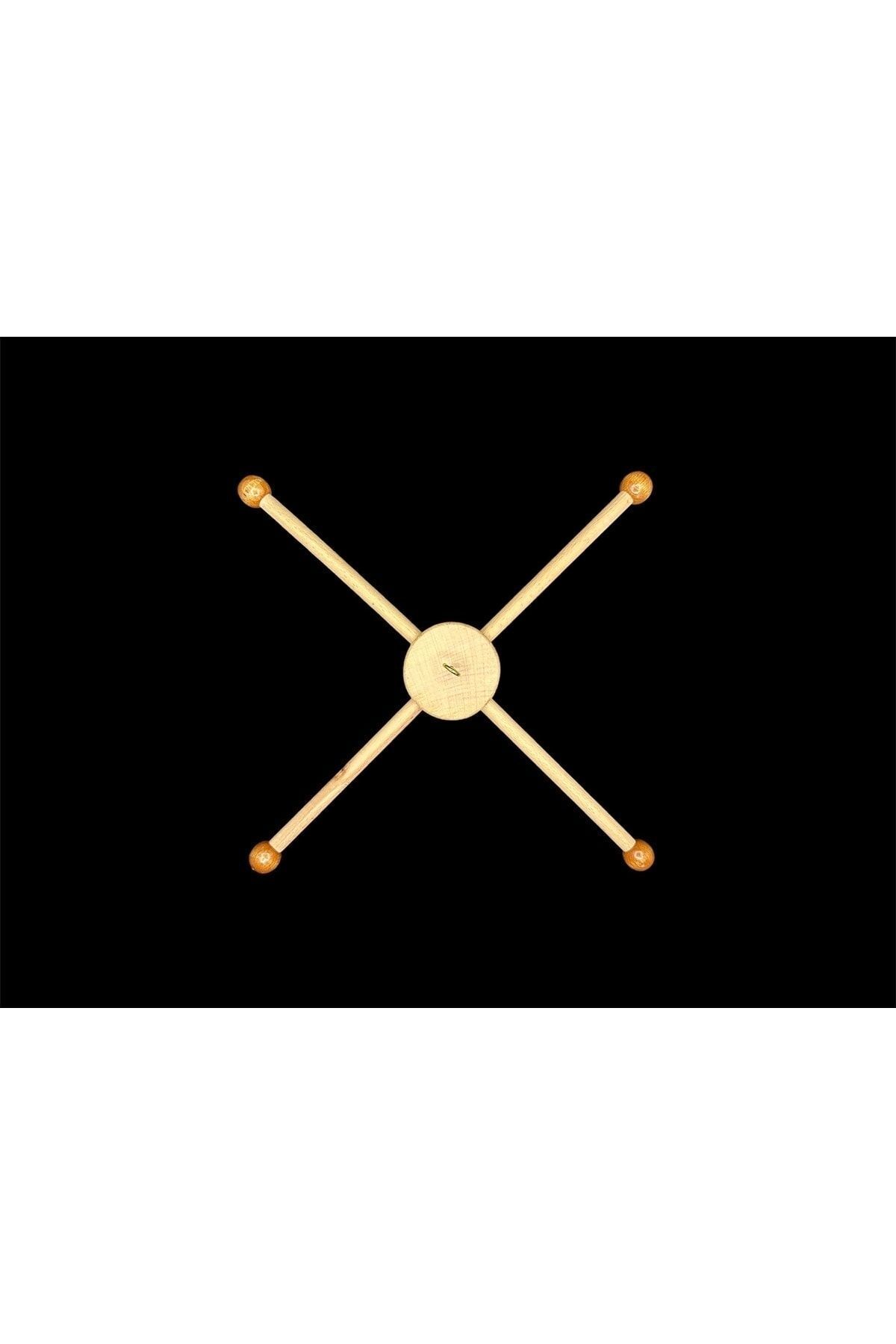 Genel Markalar Ahşap Beşik Dönence Askı Aparatı 4 Kollu fotoğrafı 2 (önizleme)