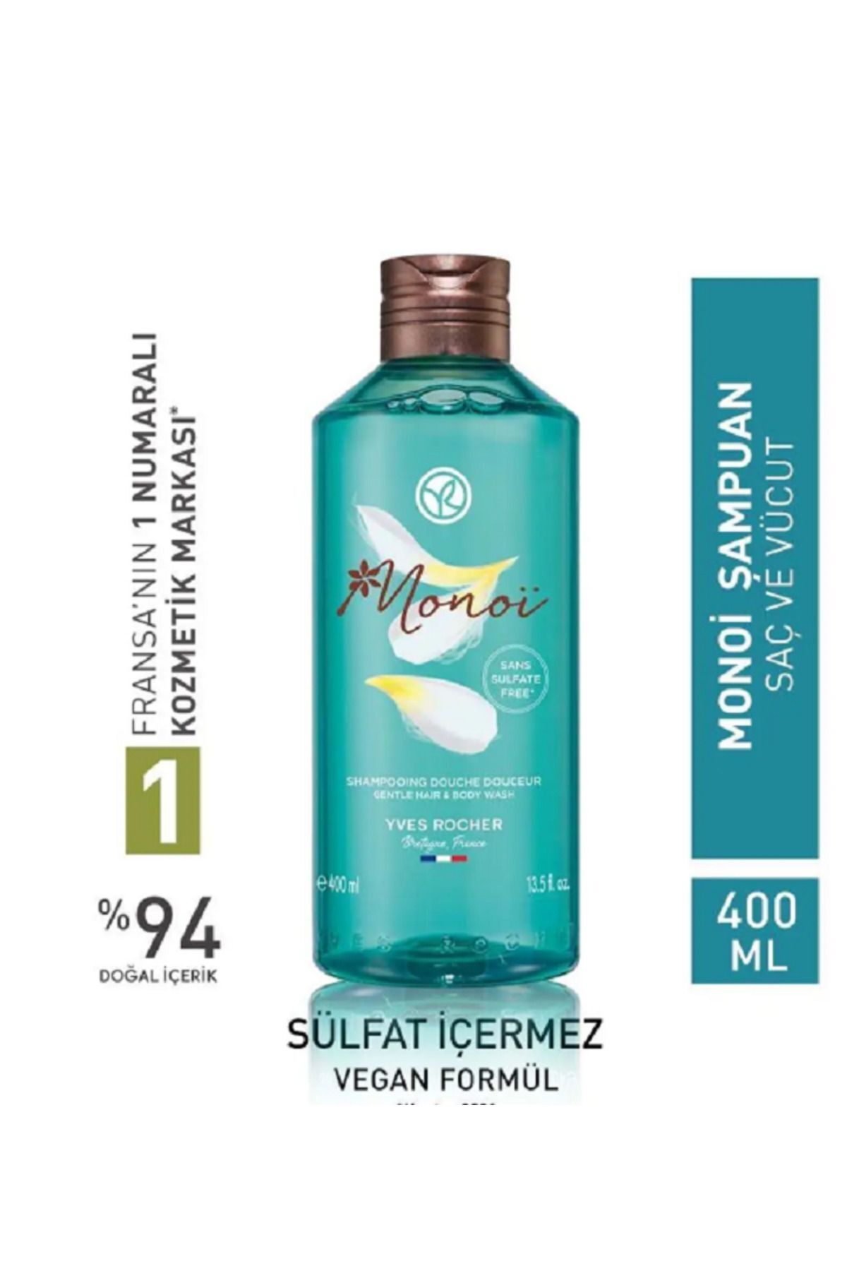 Monoi Hair and Body Shampoo 400ml