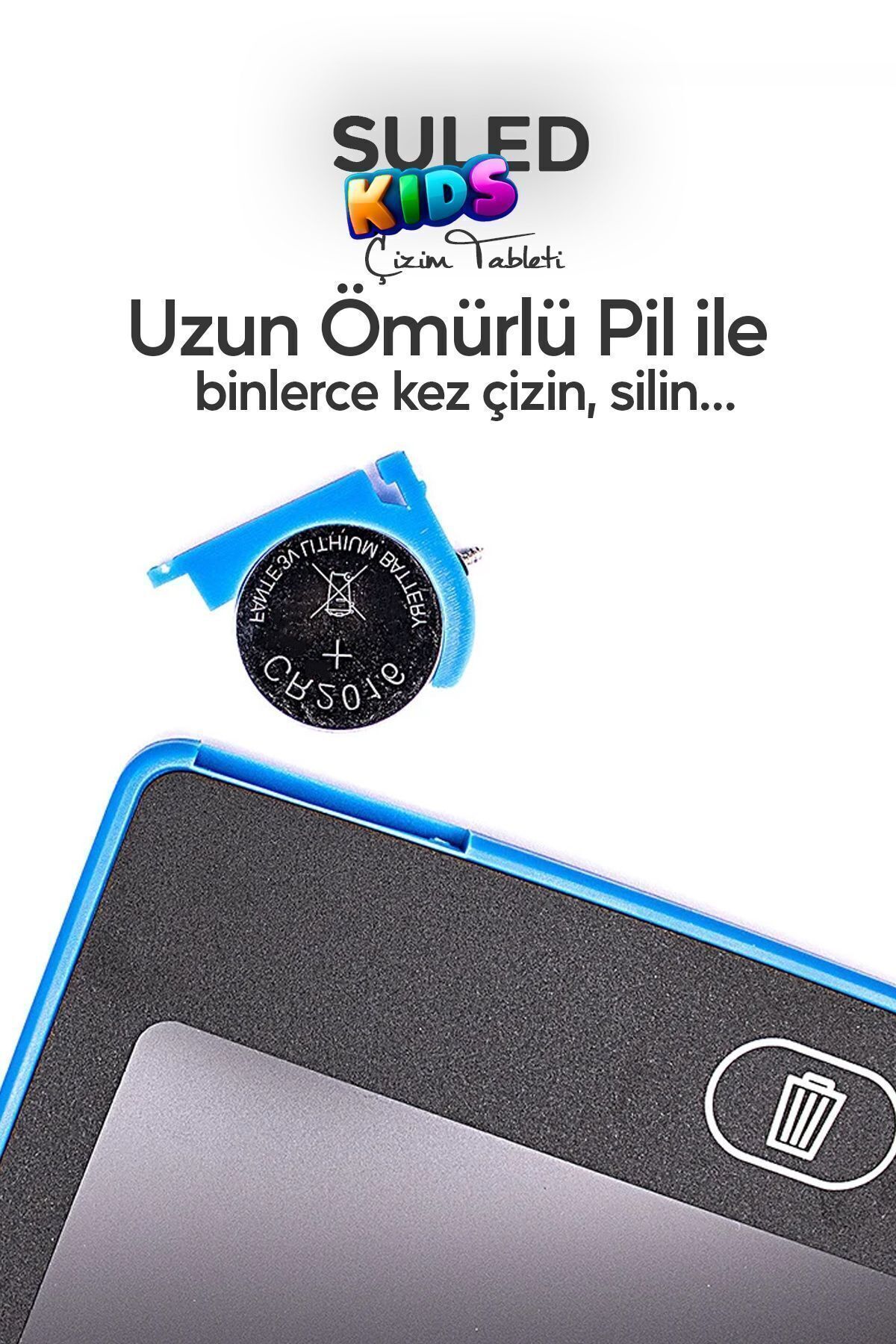 SULED Çocuk Çizim Tableti 8,5 inç CE Belgeli Kalemli LCD Dijital Yazı & Çizim Tableti Oyuncak Yazı Tahtası fotoğrafı 6 (önizleme)