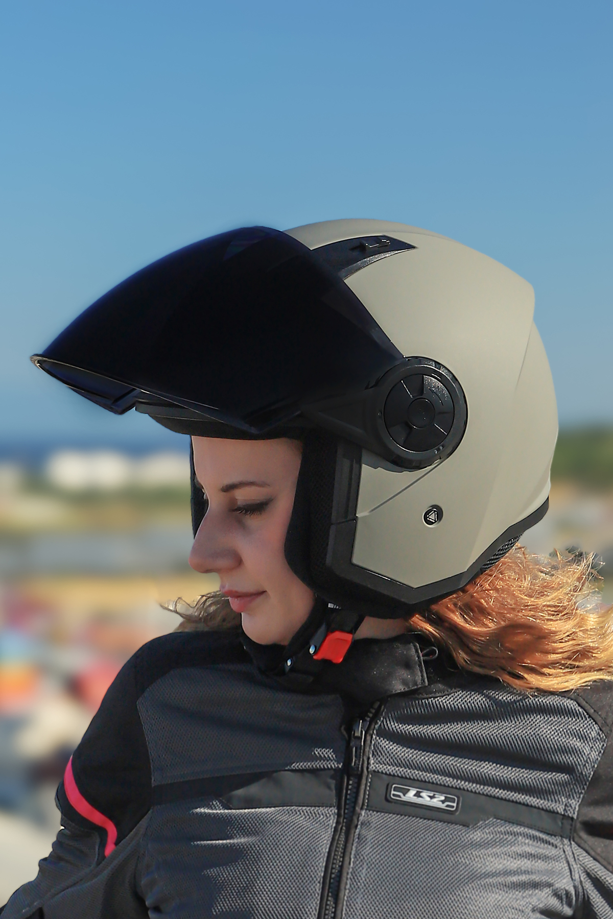 LS2 Airflow 2 Açık Kask (Mat Kum) Modeli ve Fiyatı - Türkiye'nin Motosiklet