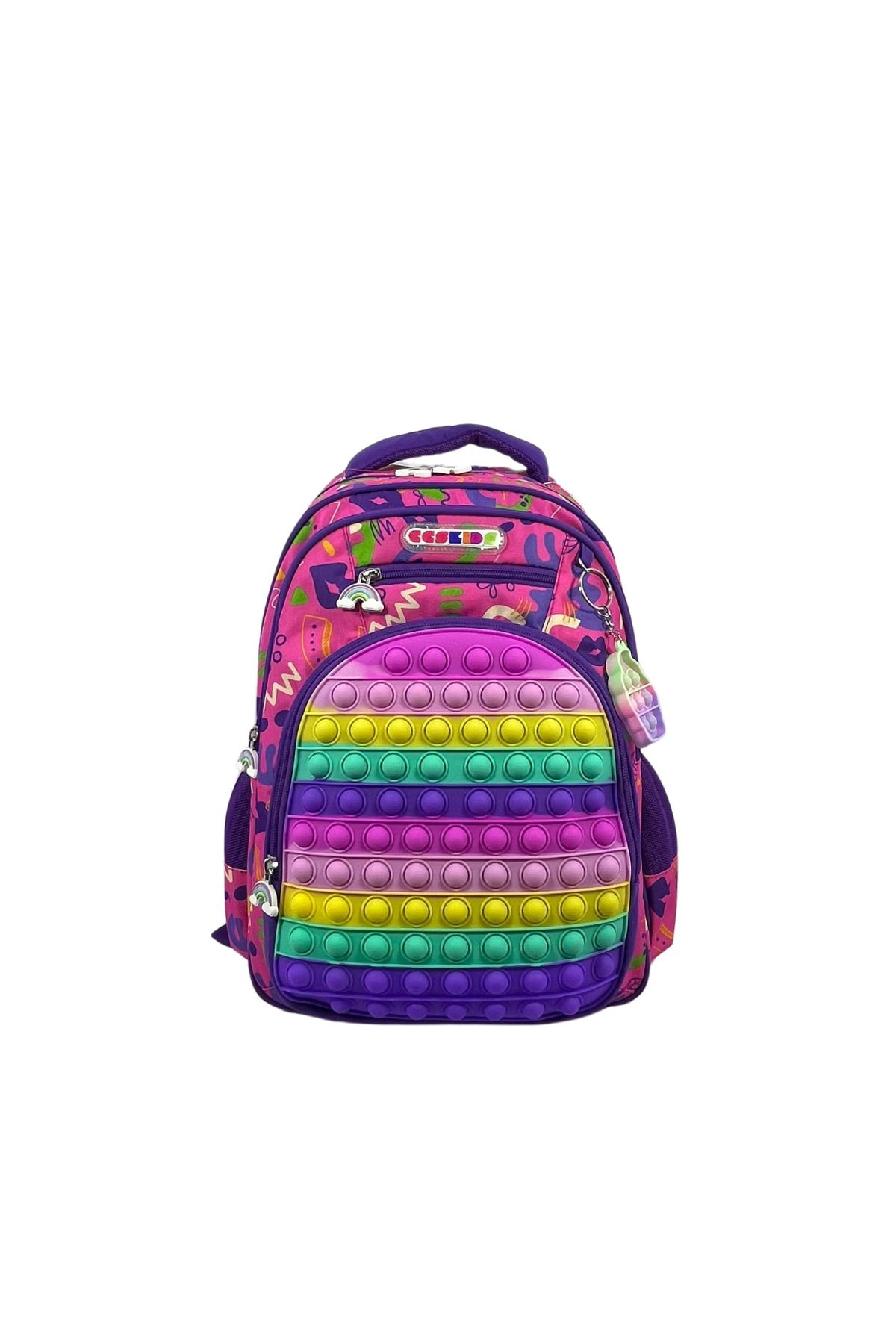 ÇÇS-Unicorn Patterned Children's School Bag - Set of 2 2