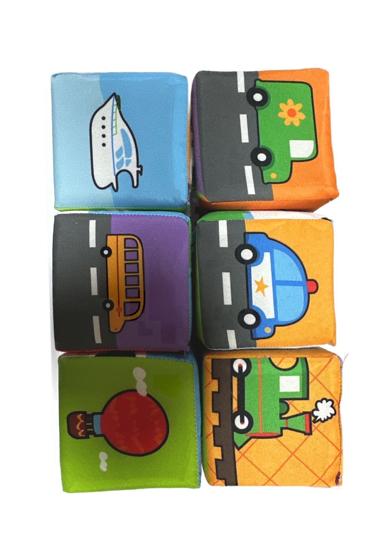 Sozzy Toys-SOZZY 6 Ayri Themed Cube Family - Sponge Master Soft Kumash 6