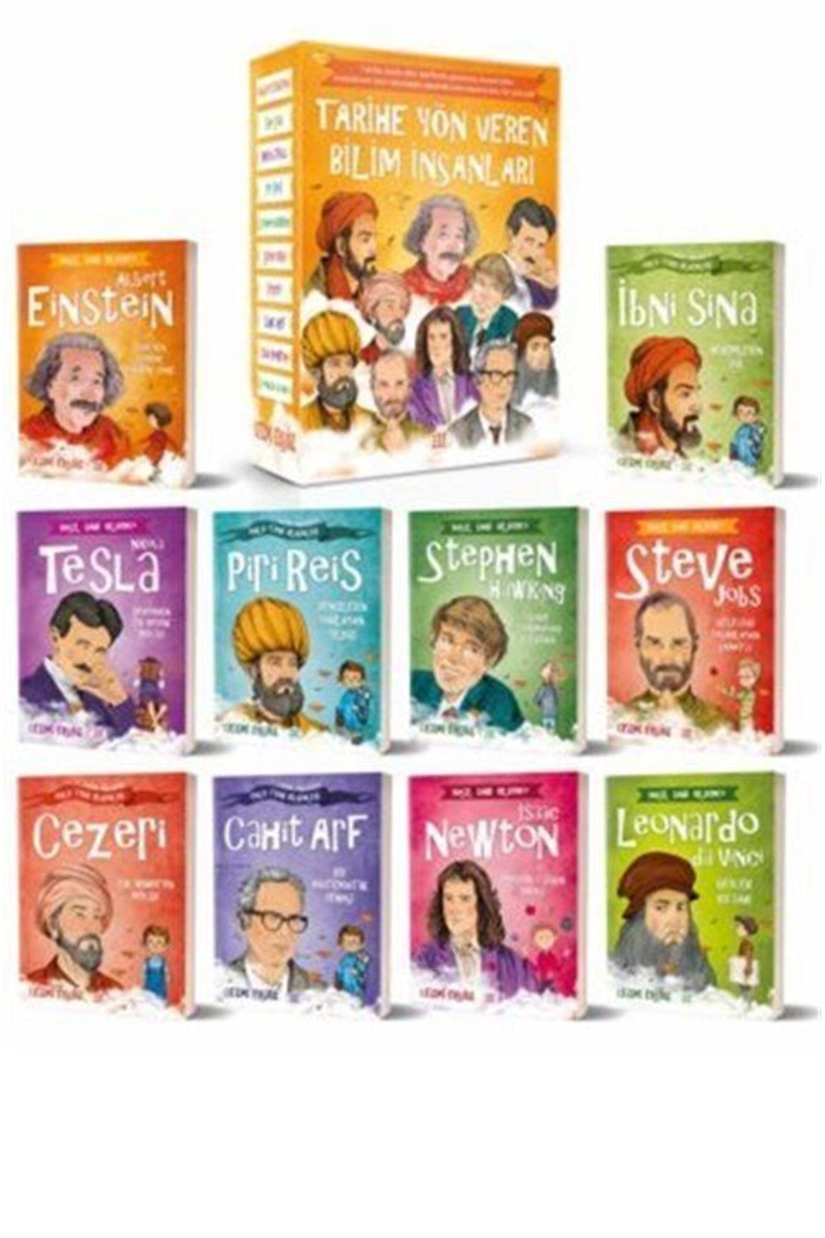 Dokuz Yayınları Tarihe Yön Veren Bilim İnsanları Serisi Kutulu 10 Kitap Takım