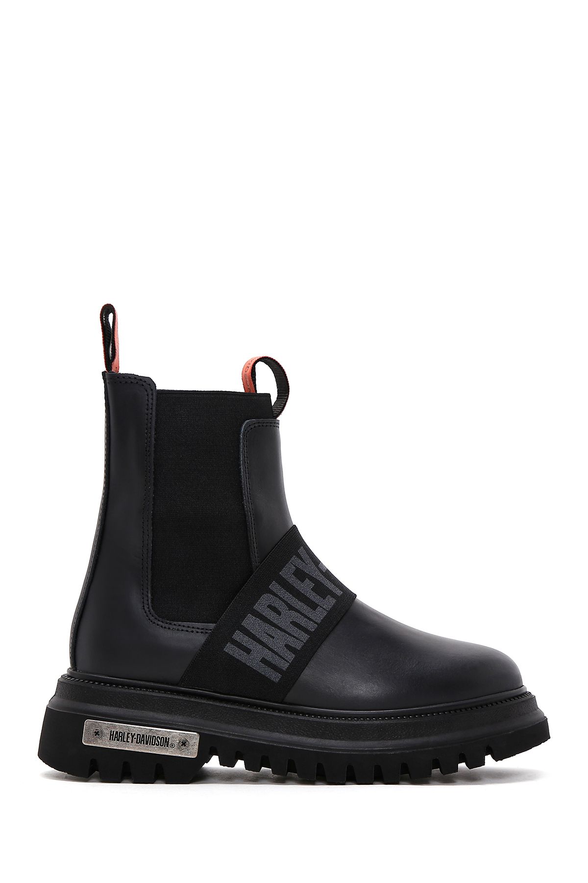 Harley Davidson Black Leather Women s Chelsea Boots 021z100563 Trendyol