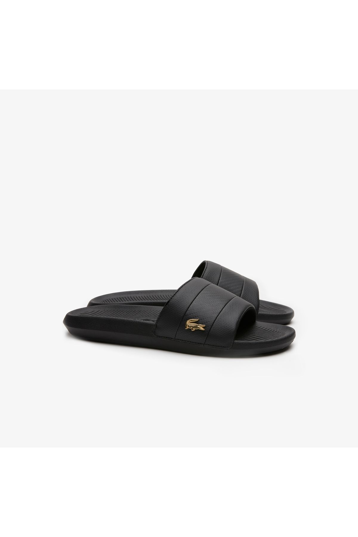دمپایی مشکی مردانه به سیاه اسلاید خدمت کنید Lacoste