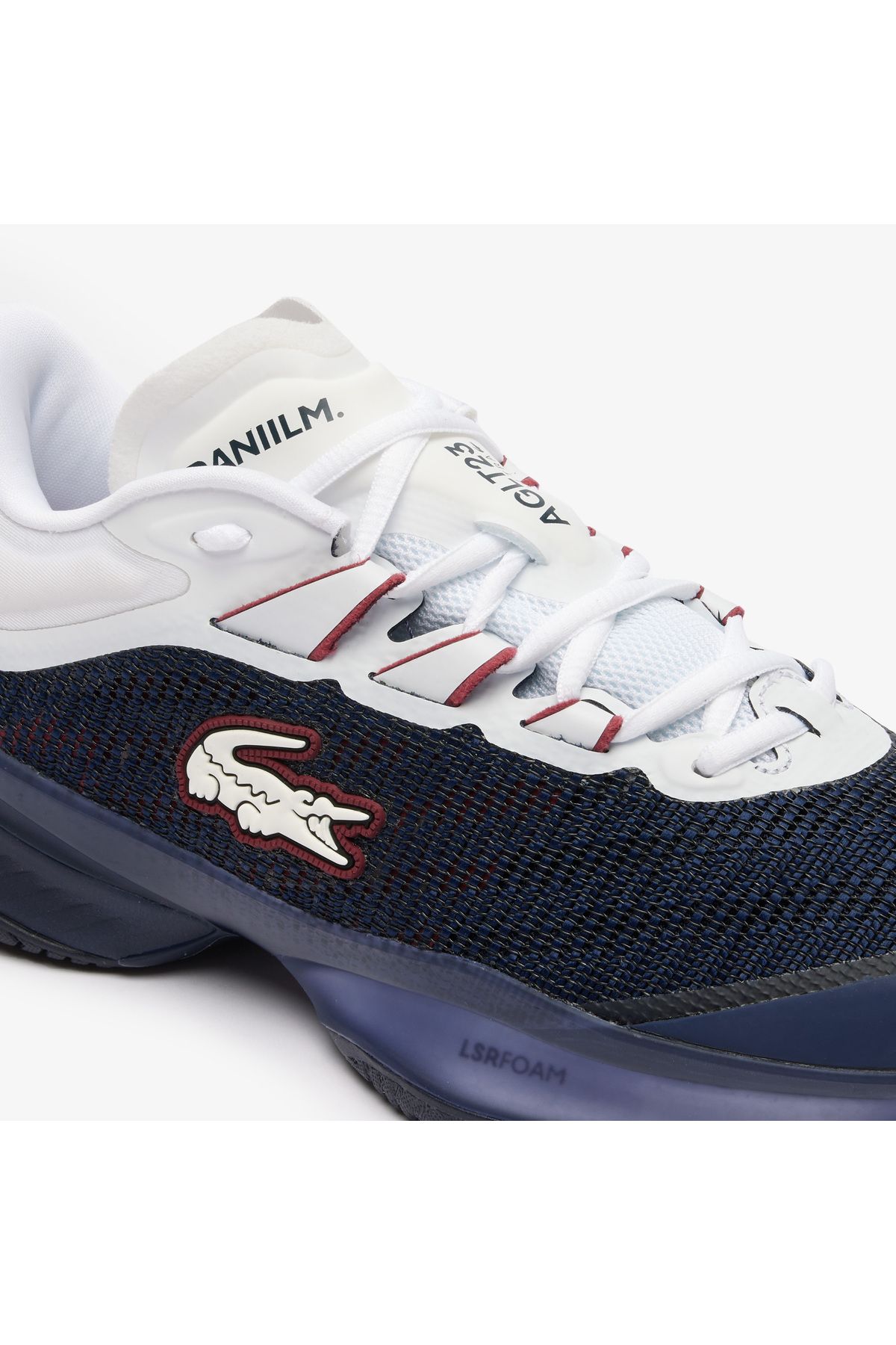 اسنیکر آبی مردانه کفش ورزشی Blue Navy Ultra AG LT23 Lacoste