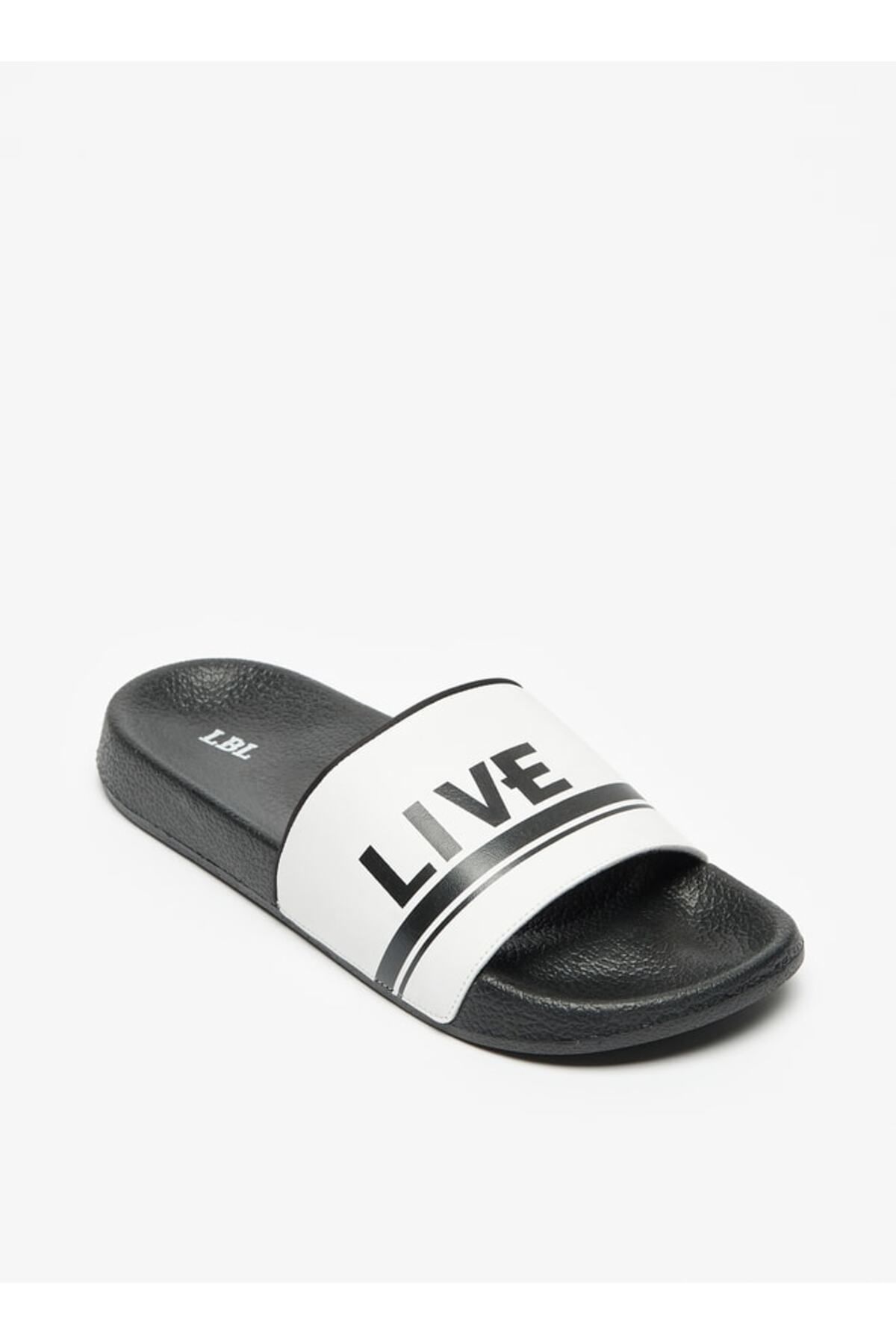 LBL by Shoexpress-Typography Print Slip-On Slides 2