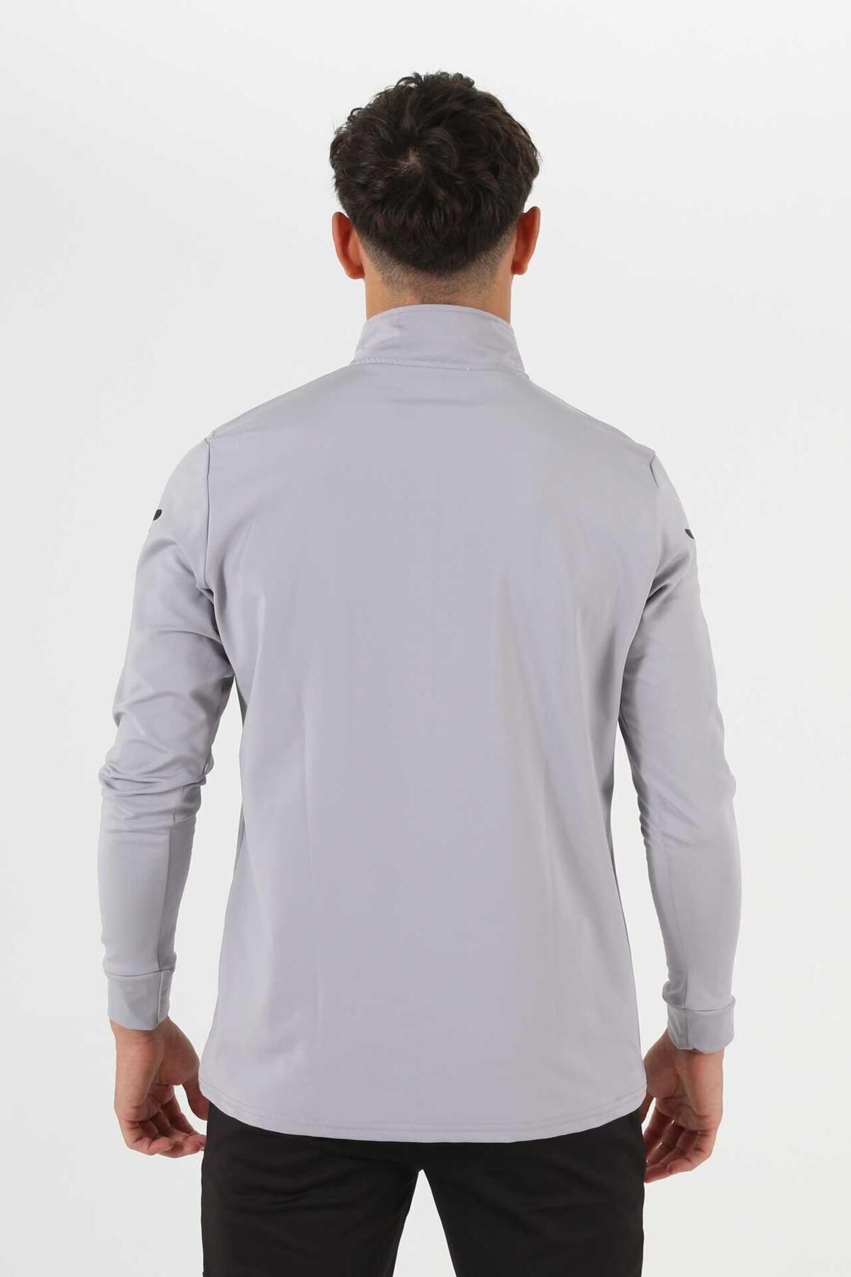 شلوار گرمکن مردانه خاکستری Diadora | 1010290 اورجینال - تصویر 5