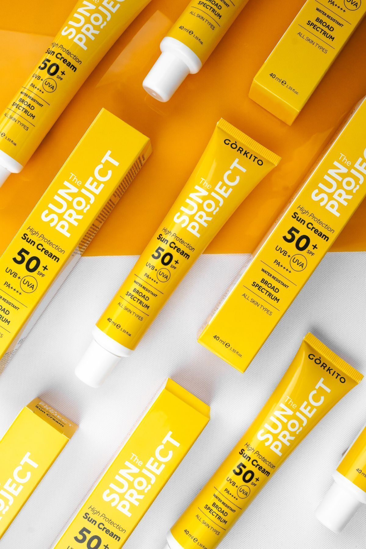کرم ضد آفتاب صورت SUN PROJECT HIGH HYBRID CREAM PROTECTION 50 SPF PA 40 ML Görkito