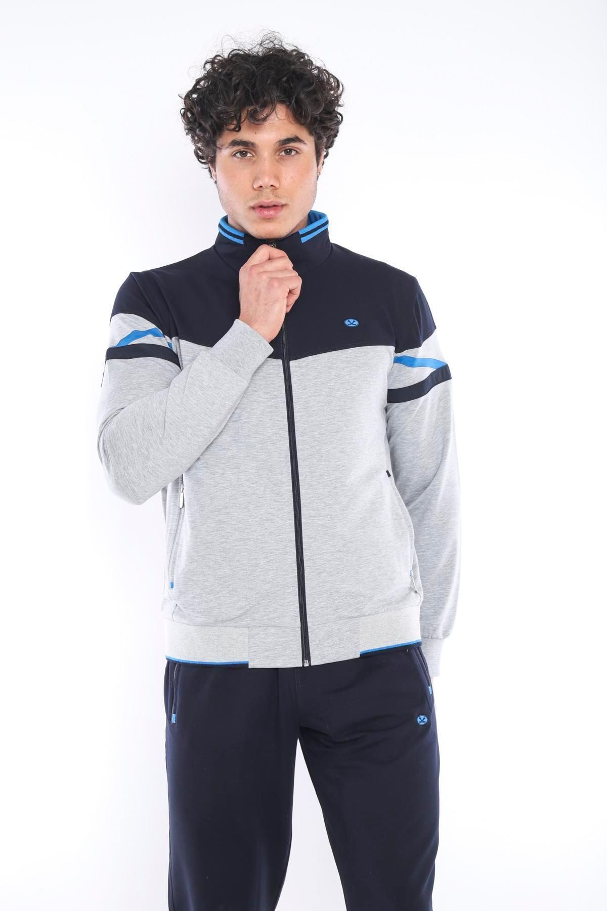 ست گرمکن ورزشی مردانه G2 MELANJ مردانه'S 4 جیب 2 نخ فصل BEATY BATTAL TRACKSUIT TEAM 6654 Escetic