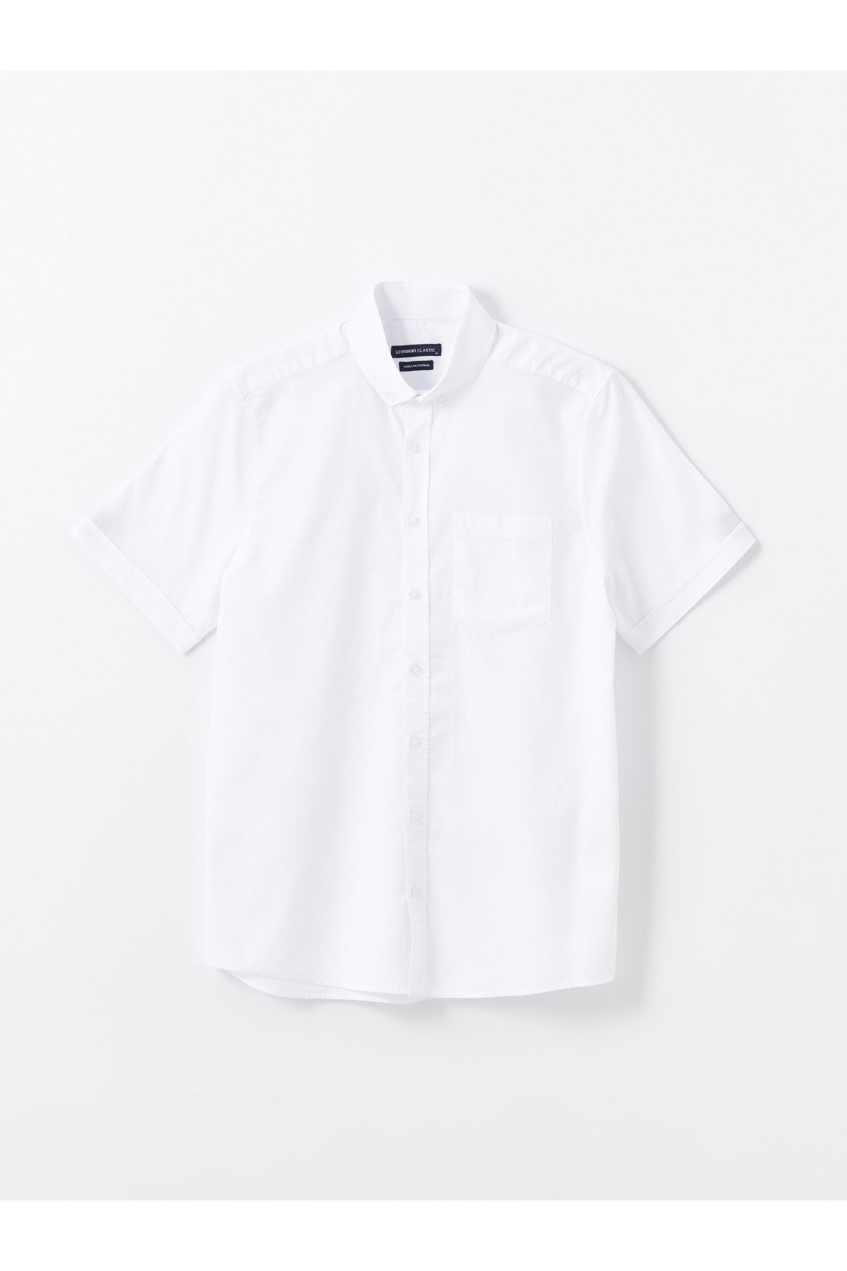 LC Waikiki-Oxford Herrenhemd - Regular Fit, Kurzarm 5