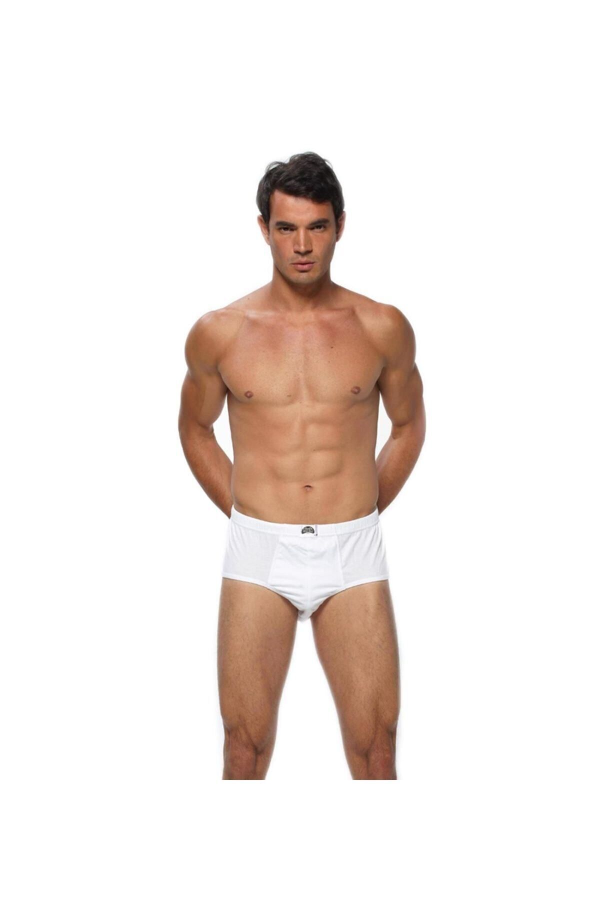 GÜMÜŞ 6 Adet Beyaz Renk Slip Külot