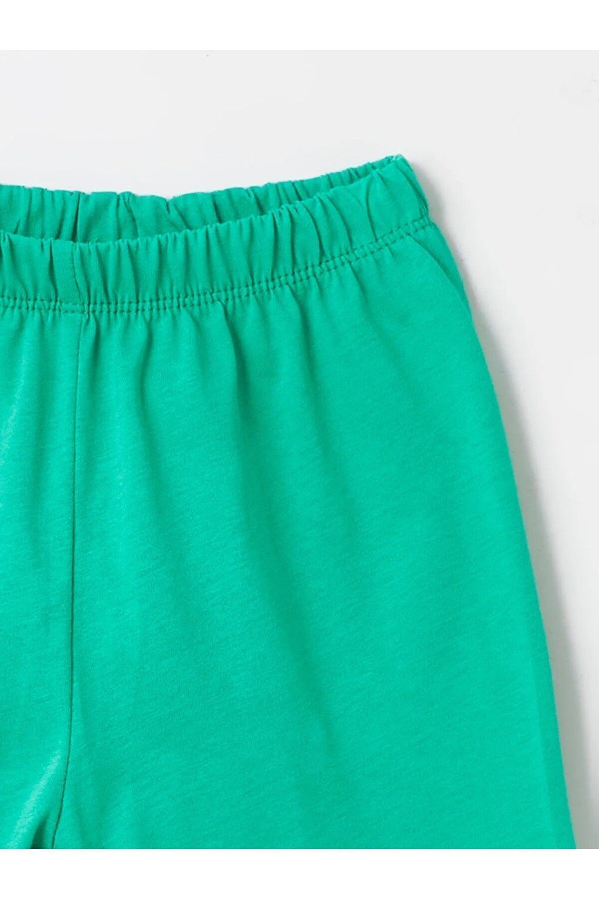 LC Waikiki LCW baby Bisiklet Yaka Kısa Kollu Baskılı Şortlu Erkek Bebek Pijama Takımı 2'li fotoğrafı 5 (önizleme)