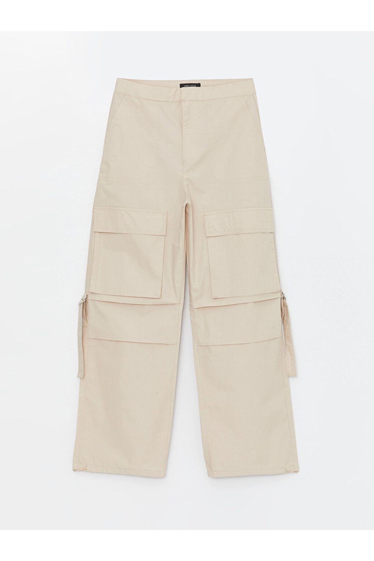 LC Waikiki-Spodnie damskie Standard Fit Straight Parachute 6
