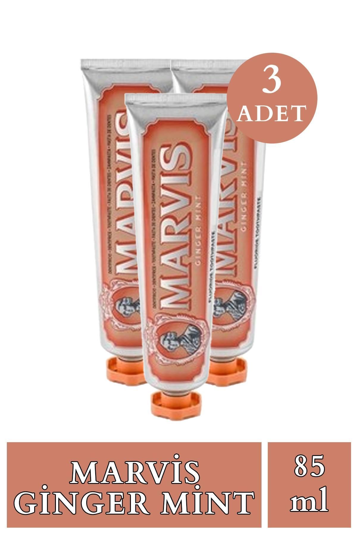خمیردندان زنجبیل 85 میل X 3 قطعه مزیت ماوریس Marvis