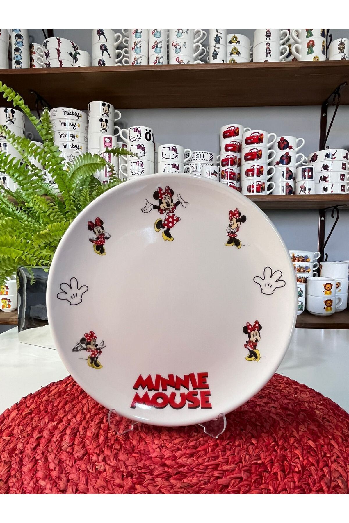TEBAK COLLECTION MİNNİE MOUSE DESENLİ 5 parça ÇOCUK BEBEK YEMEK TAKIMI BESLENME SETİ fotoğrafı 2 (önizleme)