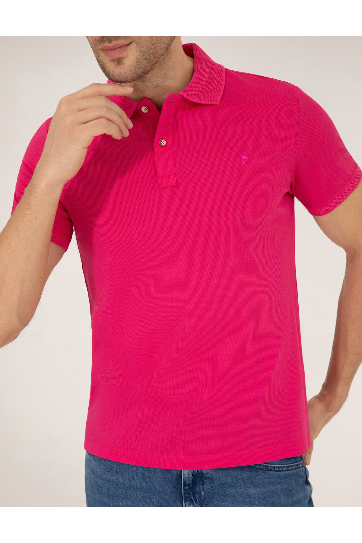 پولوشرت مردانه پیر کاردین | 50262665-VR023 Pierre Cardin - Image 6