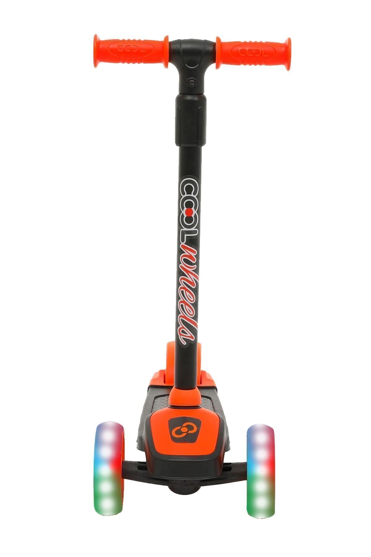 Cool Wheels Turuncu Twist Işıklı 3 Tekerlekli Çocuk Scooter 3 Ayrılabilir Manuel 40-50 kg fotoğrafı 2 (önizleme)