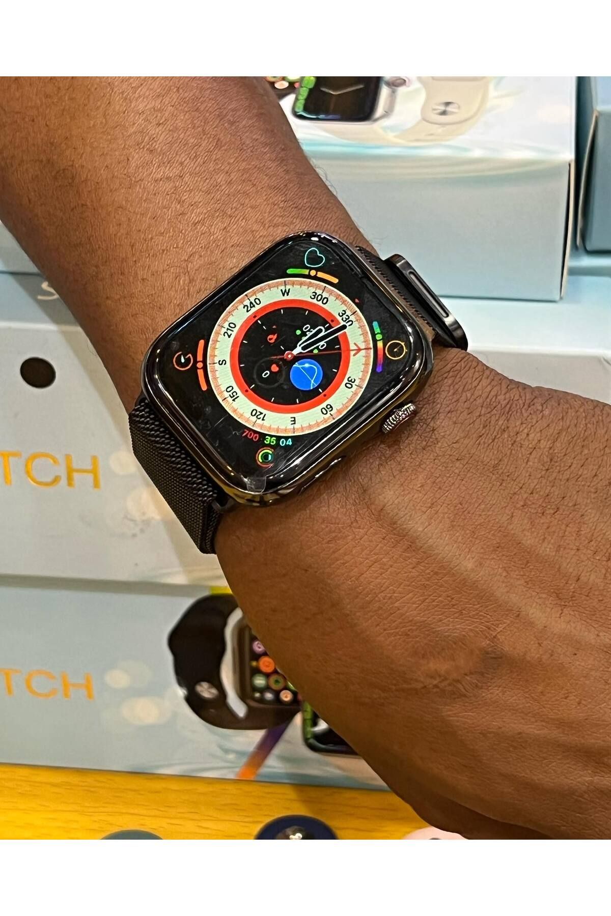 UCUZTEKNO-T700S - Smart Watch with Side Key Detail, Calling, Notification Reading Full Screen, Iphone and Android Compatible Wristwatch 3