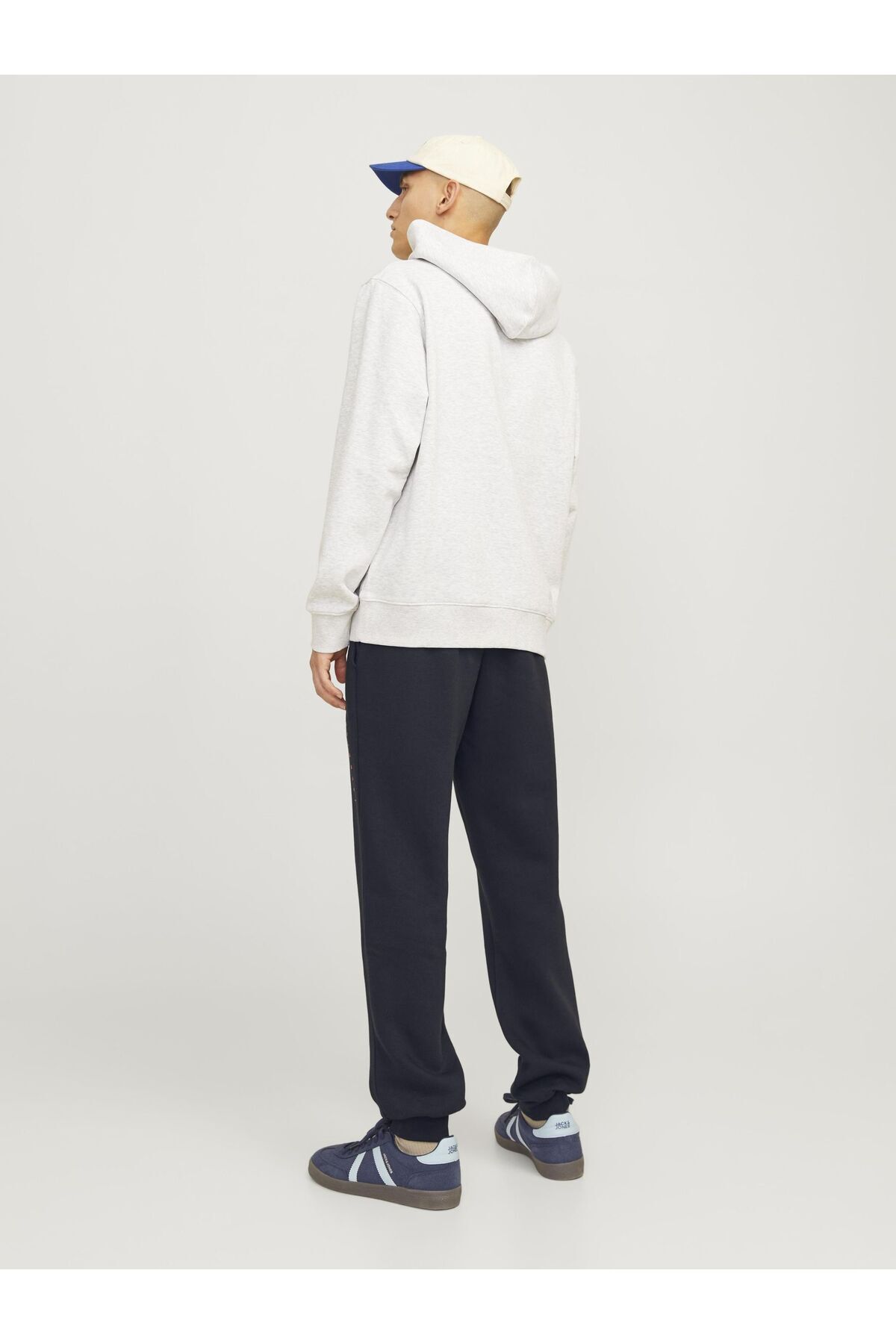 شلوار گرمکن ورزشی مردانه راسته فاق بلند | جک اند جونز Jack & Jones 12248838 - تصویر 4