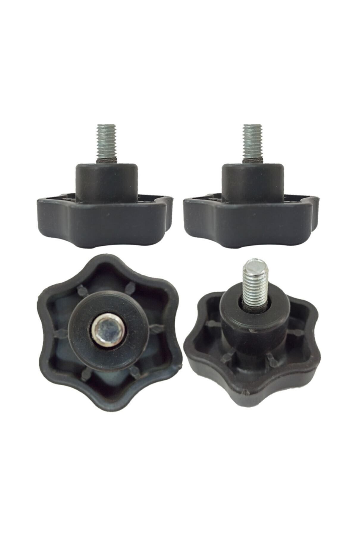 M8 Star Large Clamping Height Adjusting Screw 4 pcs