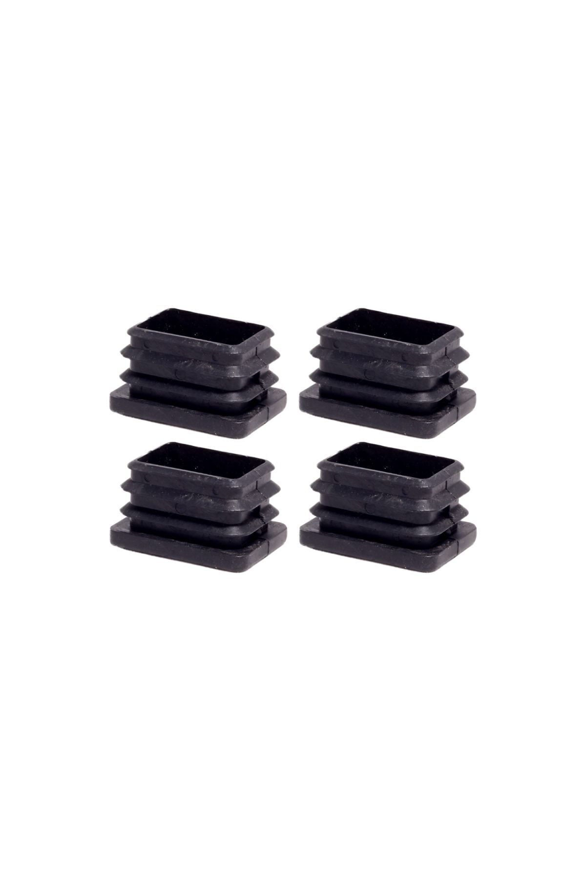 Adem Koç 30x40 Mm Plastik Dikdörtgen Içe Geçme Profil Tapası (kutu) (4 Adet)