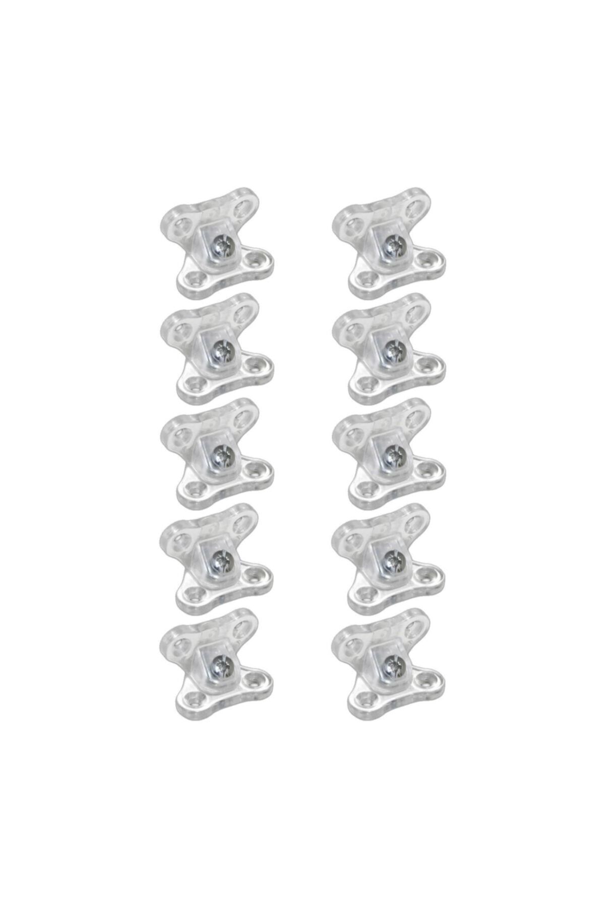 Angle Puller Transparent Butterfly Connection (10 Pieces)