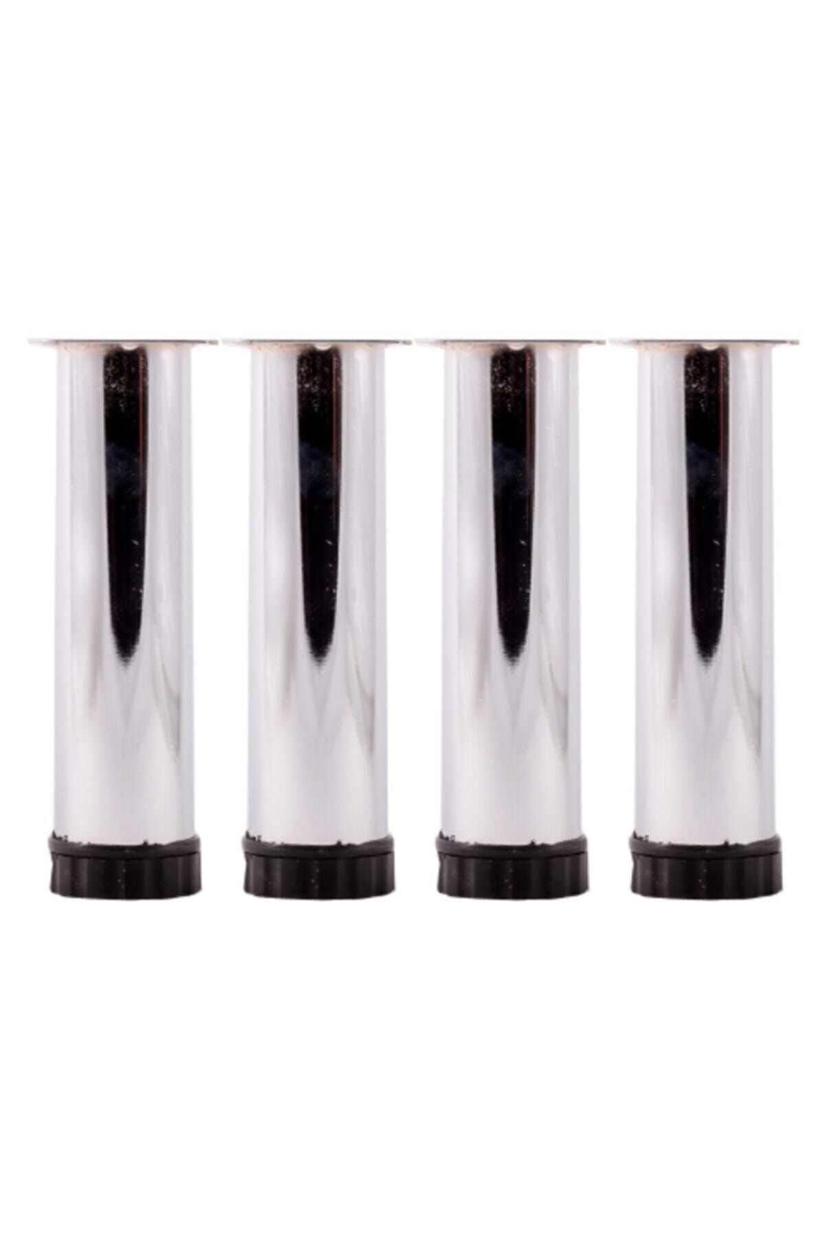 Adjustable Table Cabinet Furniture with 35 Cm Table Countertop Leg Diameter 42mm (4 Pieces)