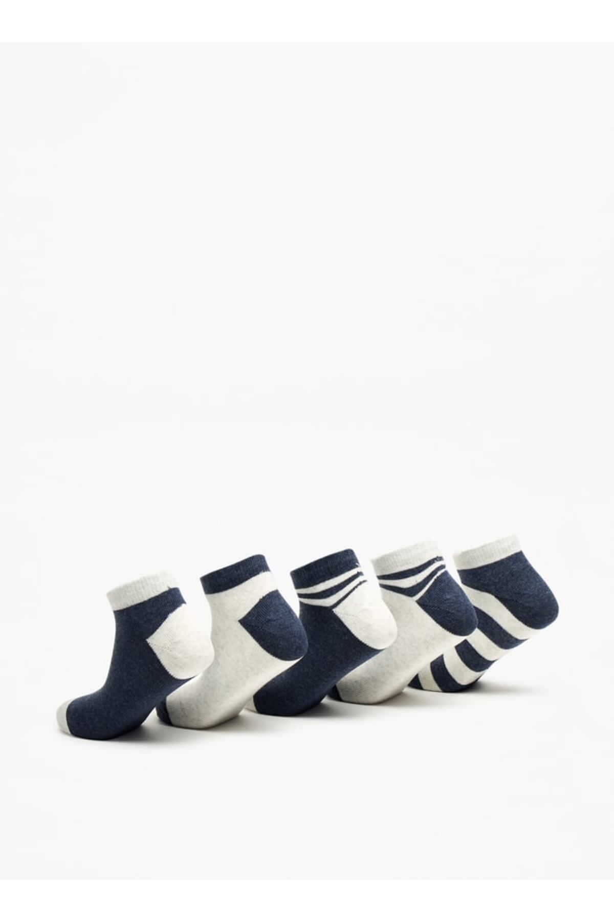 LBL by Shoexpress-Printed Ankle Length Socks - Set of 5 3