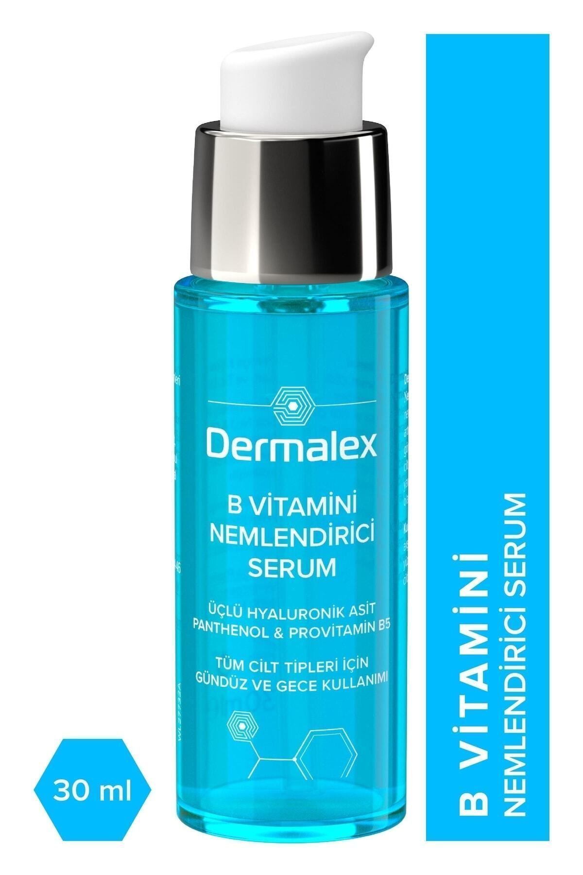 سرم مرطوب کننده قوی و ماندگار ویتامین B 30 میلی لیتر dermalex