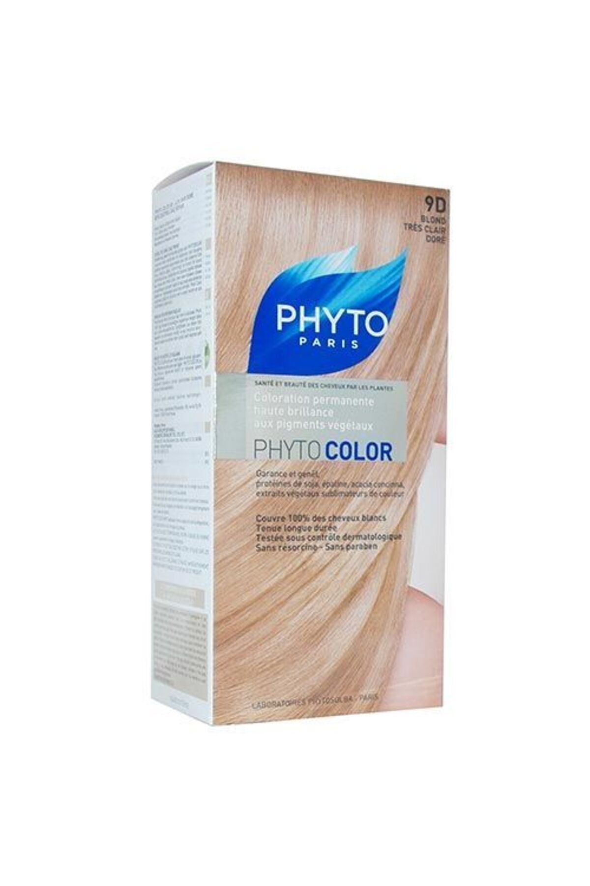 رنگ مو سفید مردانه و زنانه گیاهی زرد روشن دوره 9D فیتو Phyto