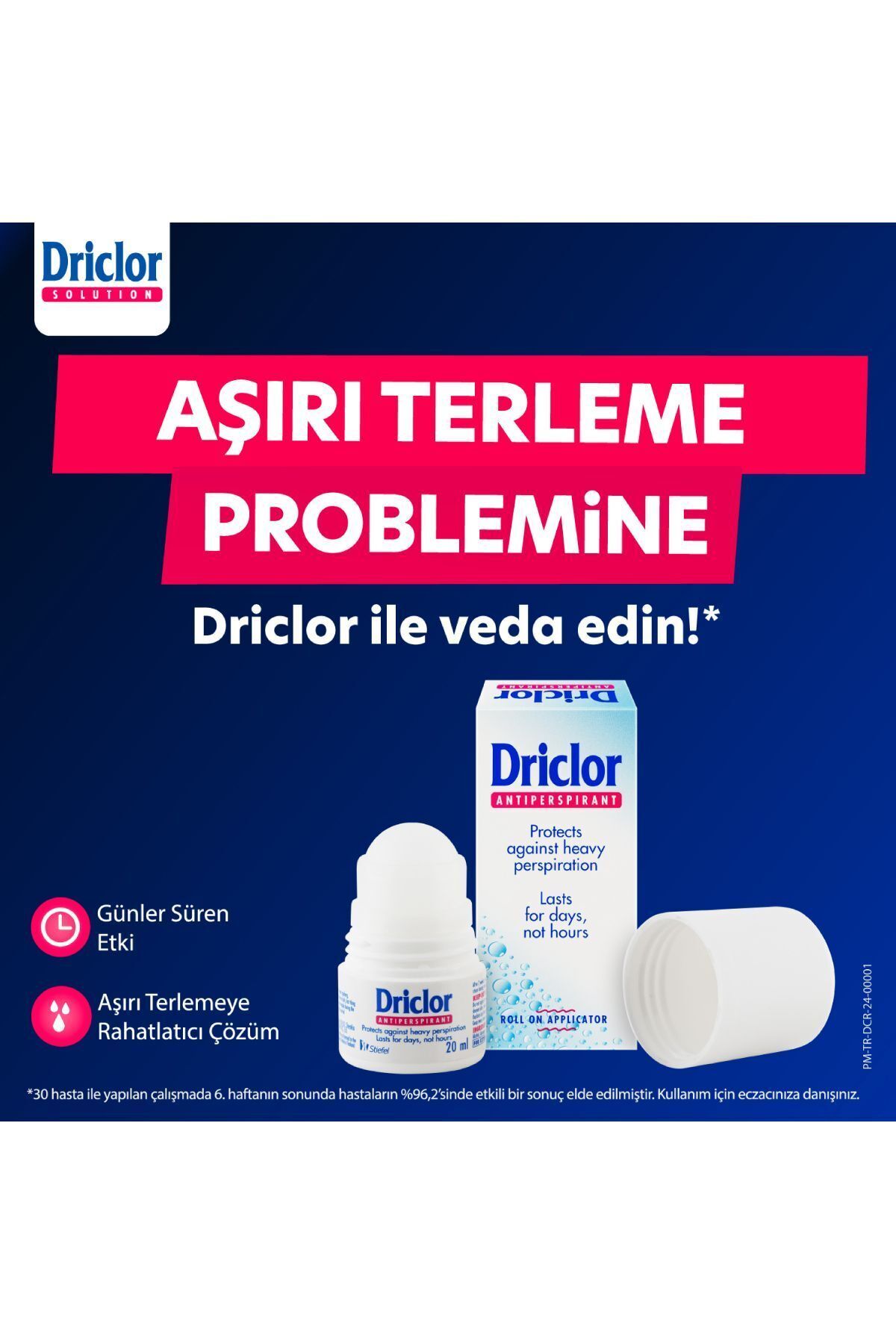 Driclor Aşırı Terleme Önleyici Antiperspirant Rollon 20ml Fiyatı