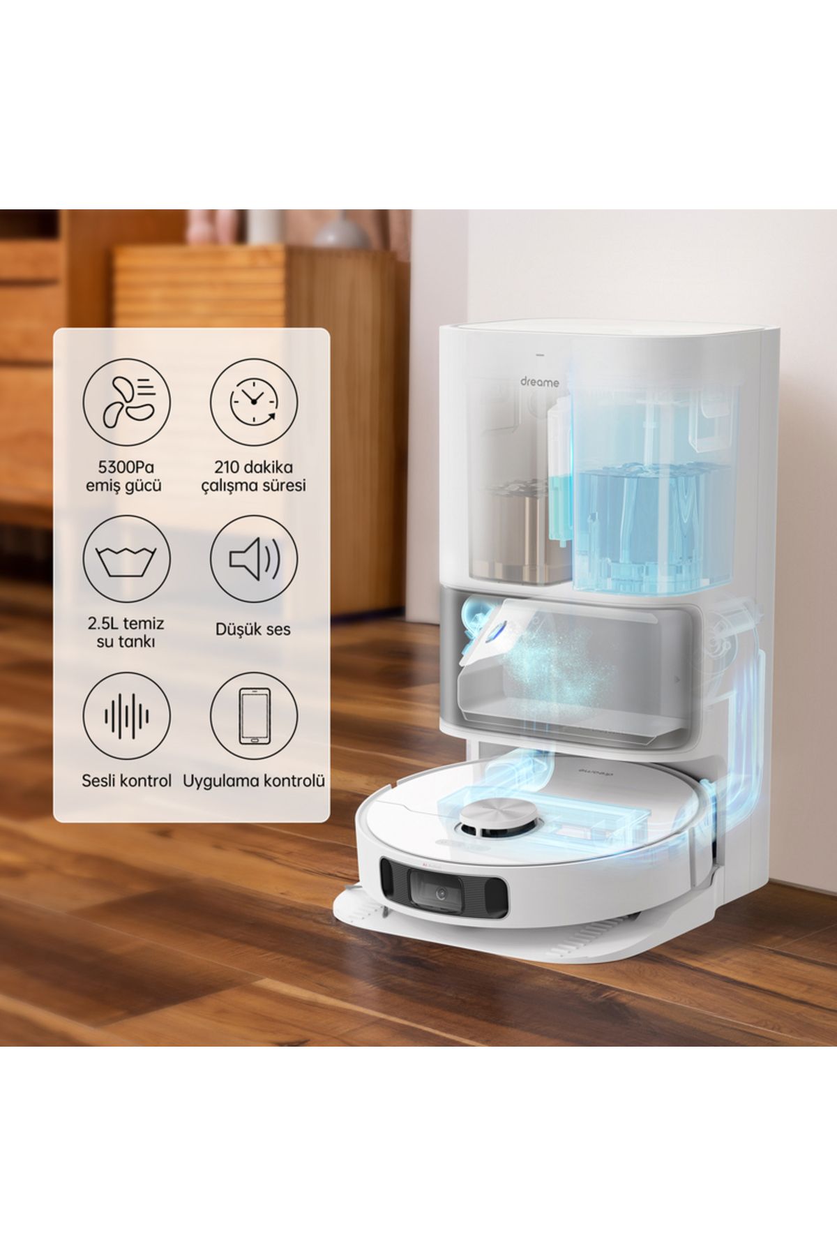 Dreame-L10S Ultra Robot Attendance Automatic Cleaning and Drying 5300Pa Earthquake and Aı Navigation 2