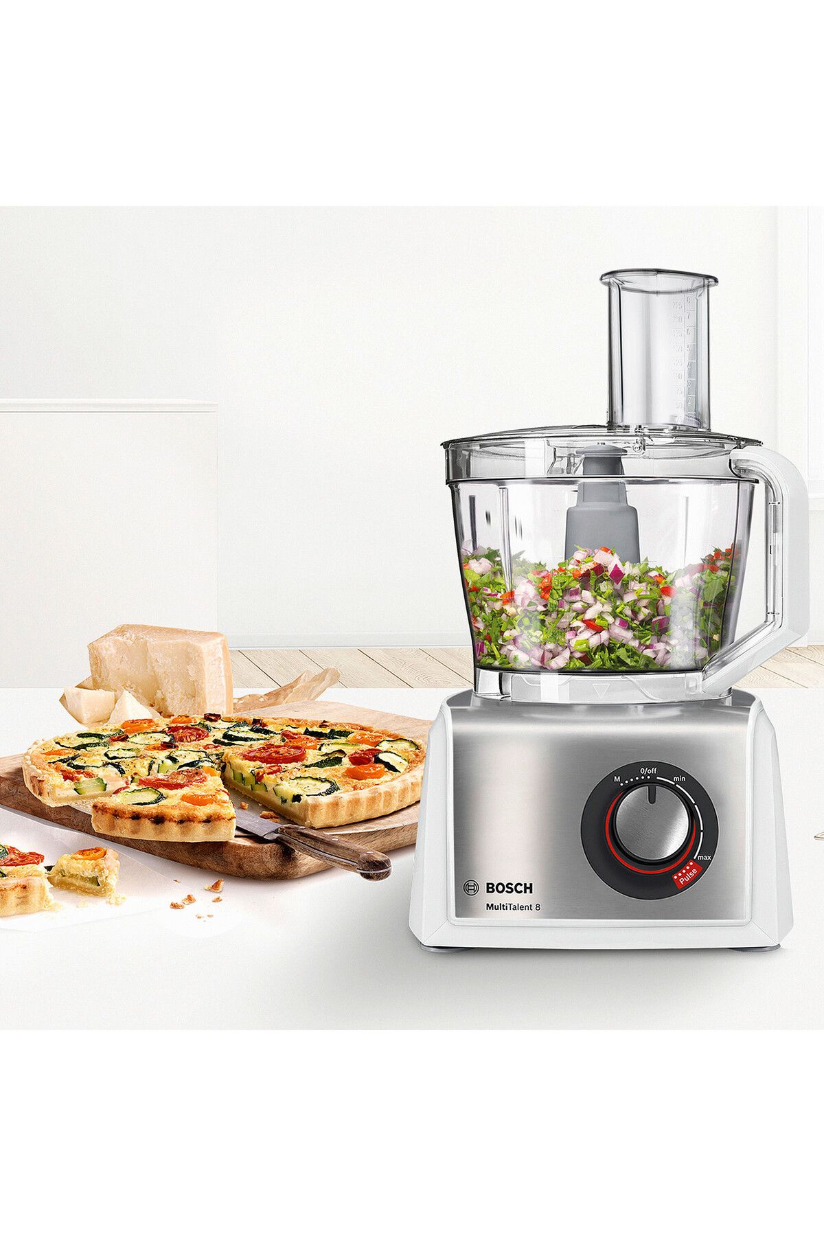 Bosch-Food Processor MC812S734G Multi-Talent 8, 3.9L capacity, Brushed Stainless Steel 1 Yr Warranty 3