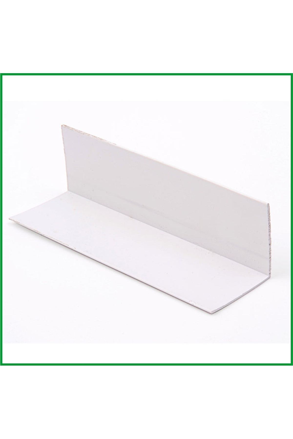 Plastik Köşebent Beyaz 3cmx3cm - 1 Metre (100 CM)