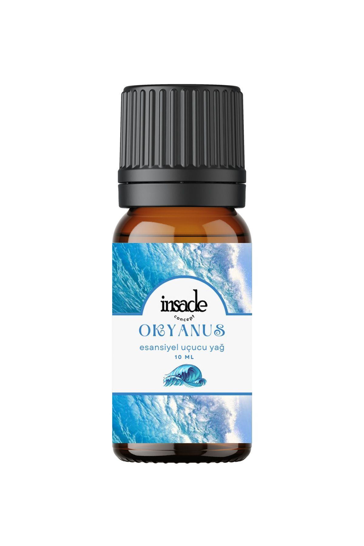 inSade Concept Okyanus - Esansiyel Uçucu Yağ - Oda Kokusu - Çamaşır Yün Kurutma Topu Kokusu - 10 ml - 1 Adet