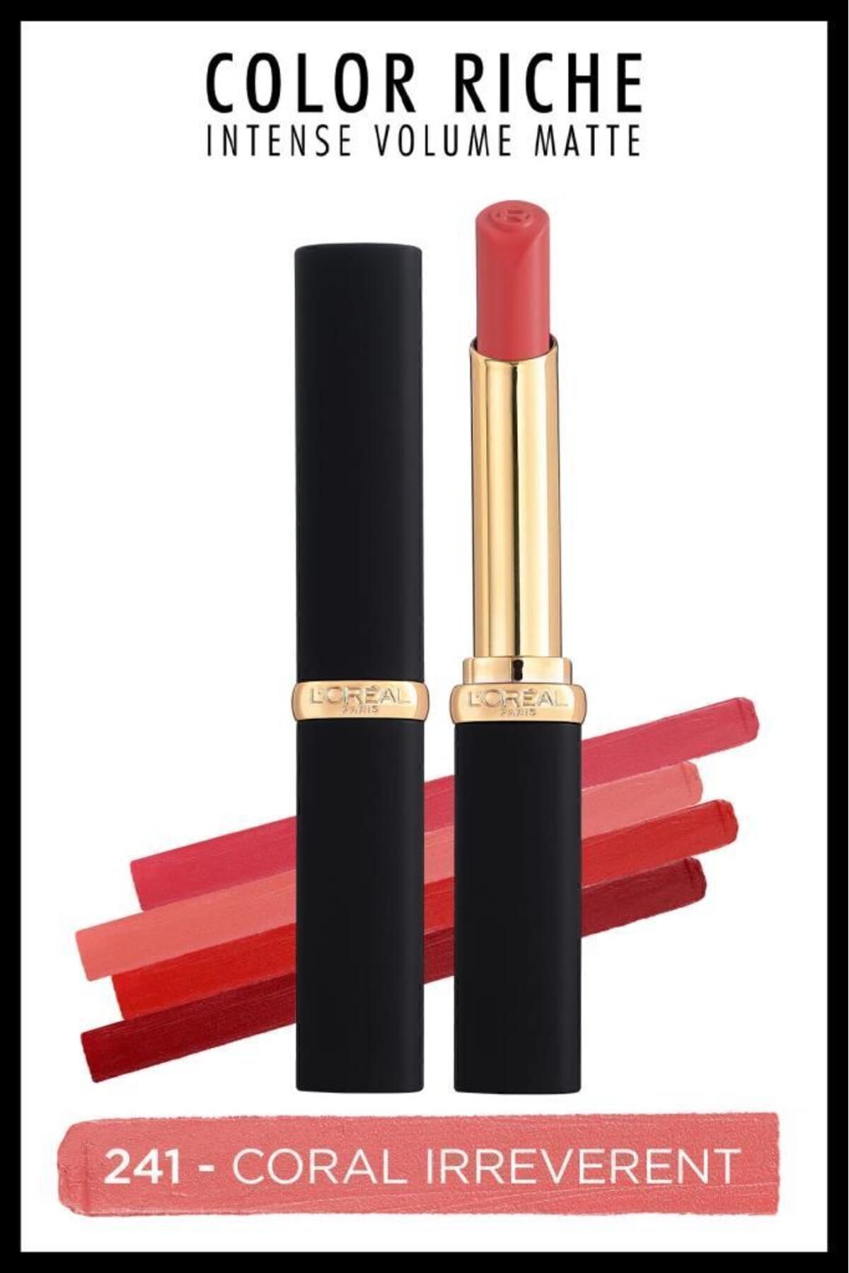 L'Oreal Paris-Coral Irreverent - 241 Matte Volume Lipstick 1