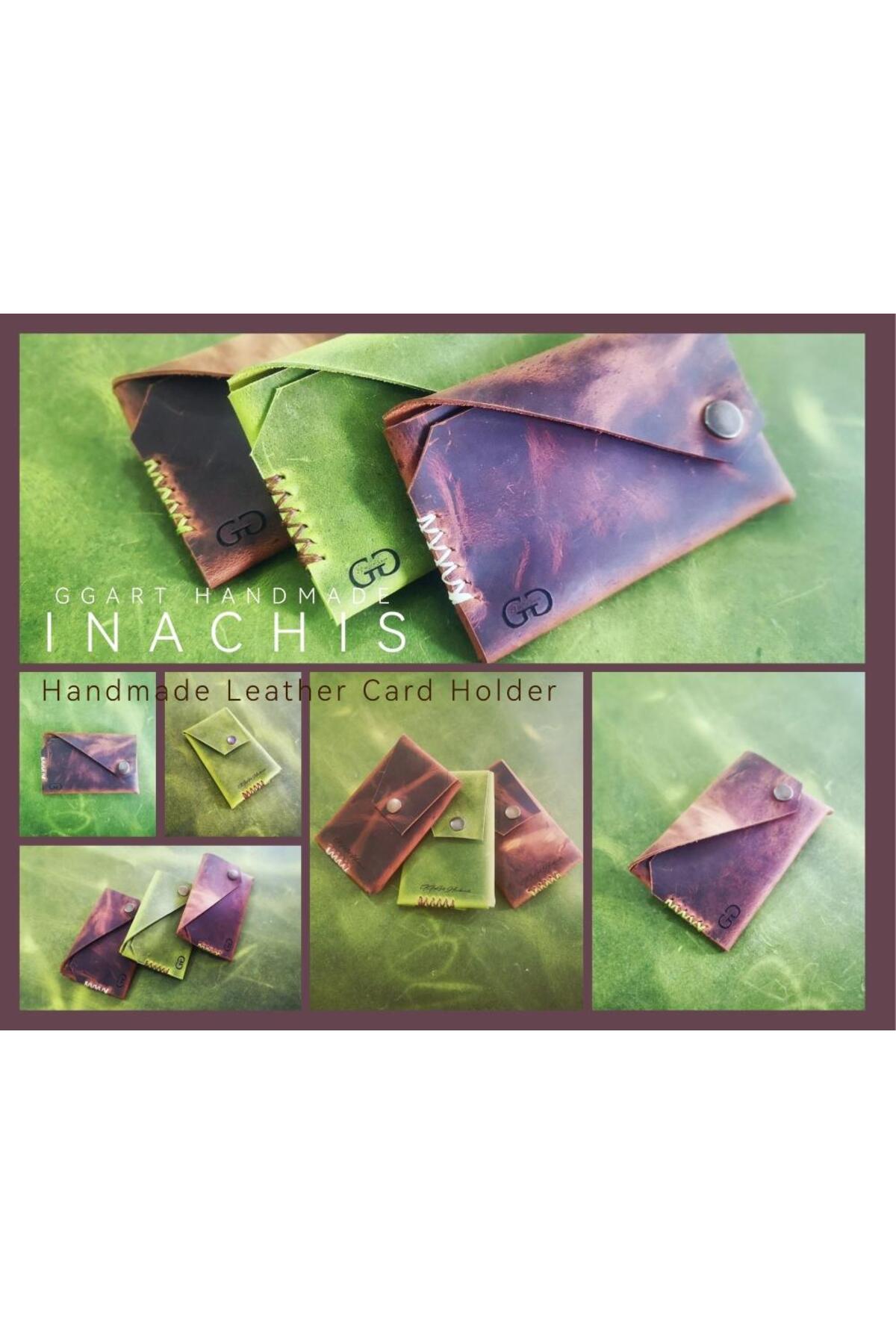 Leather Handmade Wallet for Women and Men, Card Holder, Real Leather Wallet, Personalization Gg50