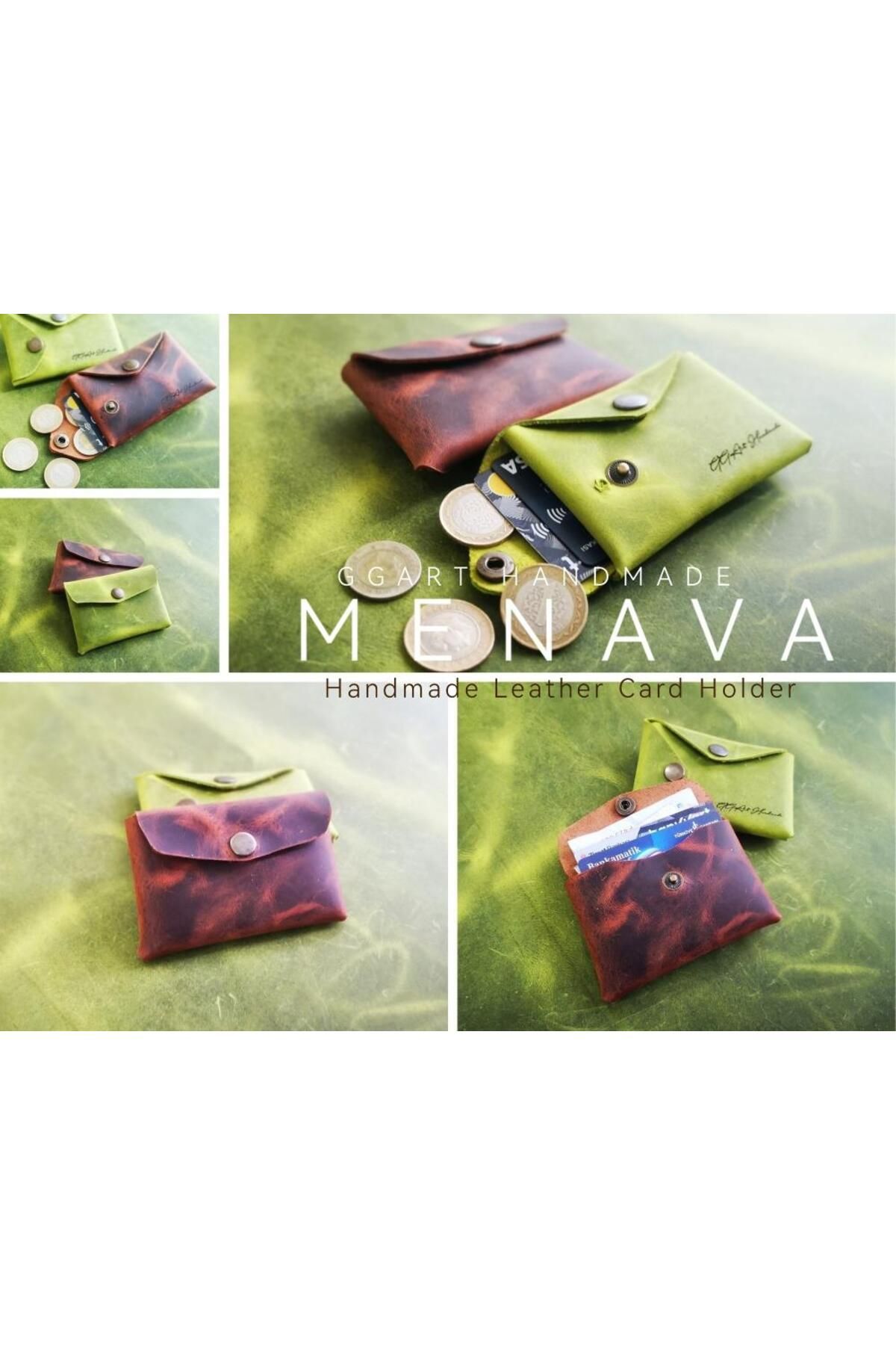 Genuine Leather Handmade Wallet for Women and Men, Card Holder, Real Leather Wallet, Personalization Gg64