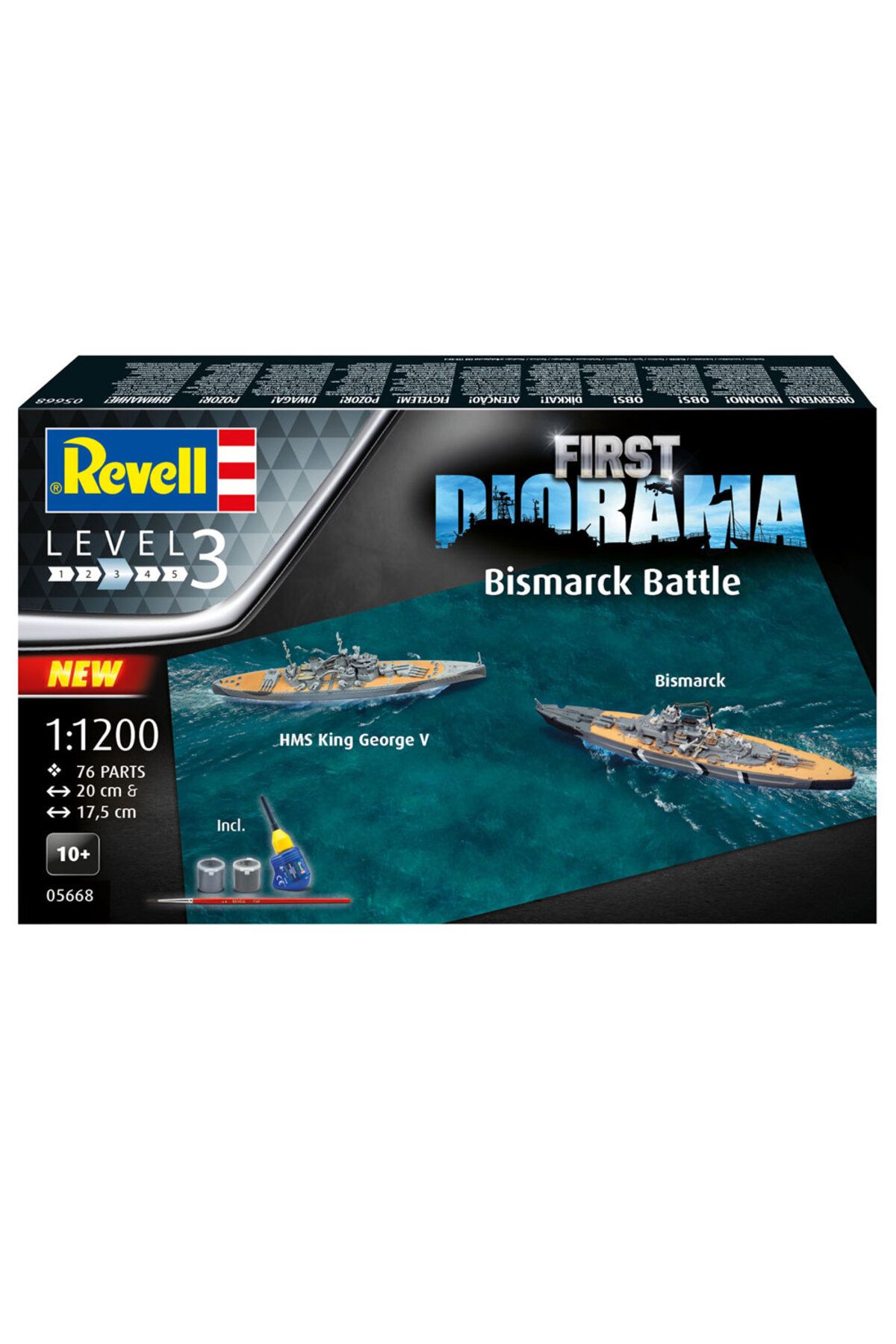 ماکت مجموعه هدیه Sayamama Start Set Bismarck VG05668 REVELL
