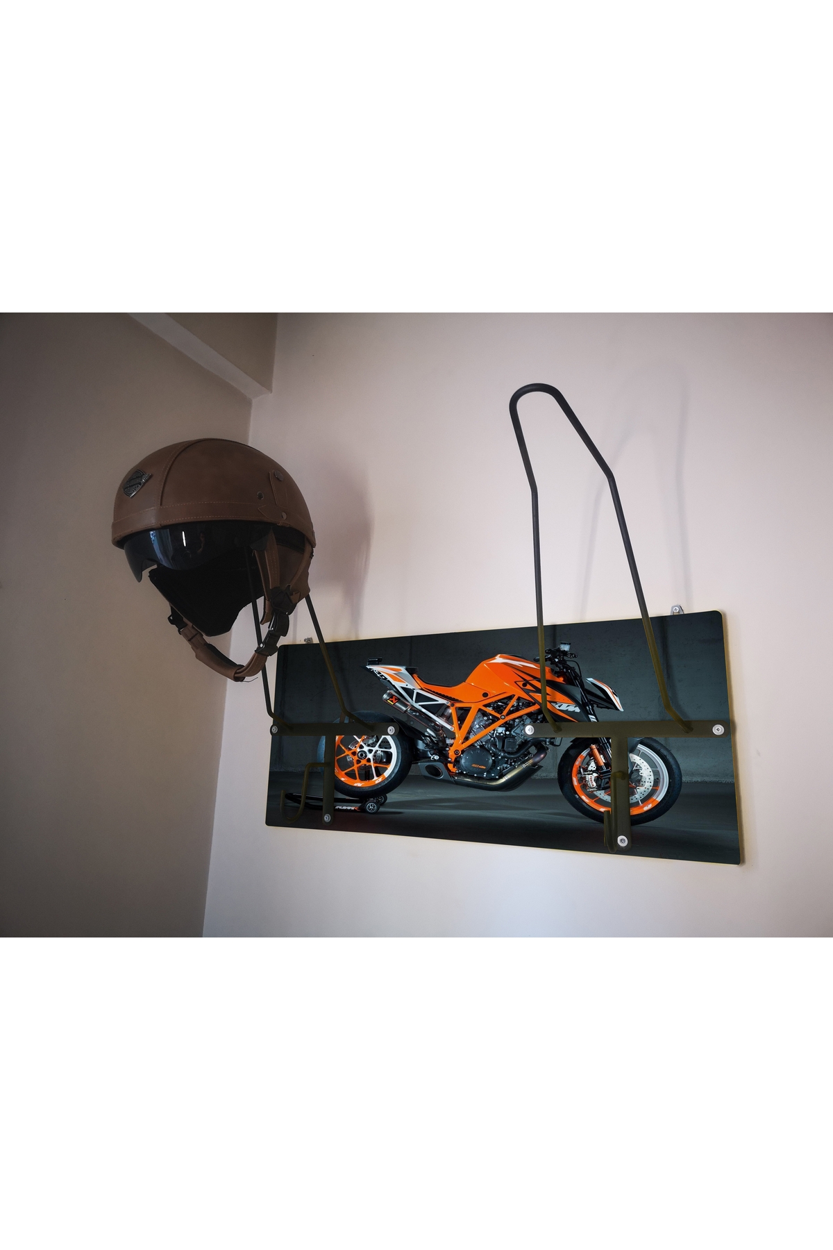 Motorcycle Helmet Hanger, Motor Helmet Hanger, Helmet Hanger KTMX2V1