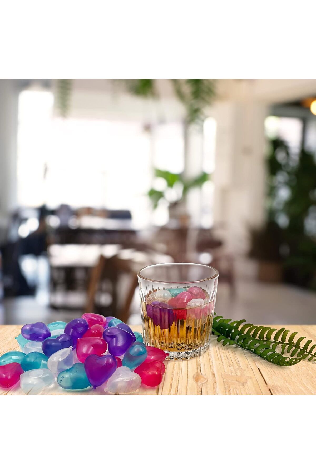 ARVALE-20 Reusable Non-Melting Ice Cubes - Heart Shaped 6