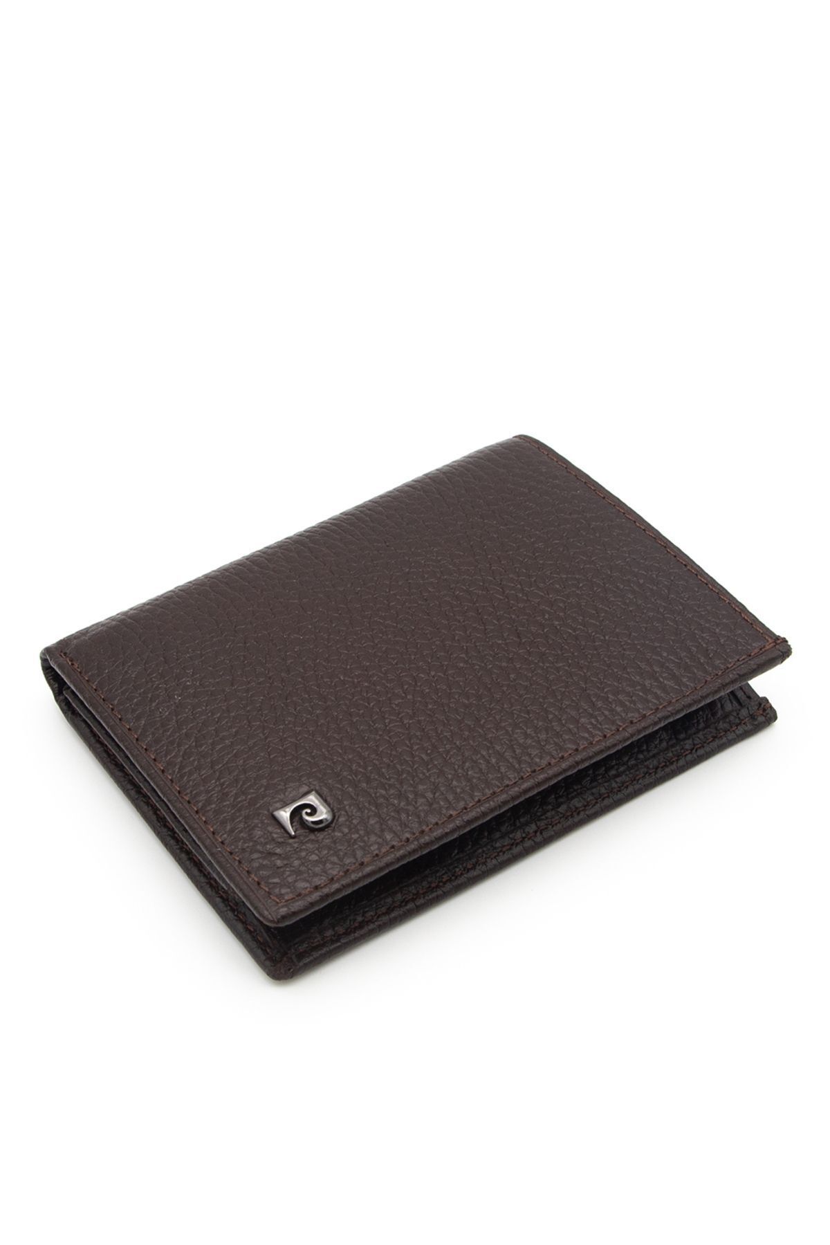 کیف پول مردانه چرم قهوه ای Floater 2734a42 Pierre Cardin
