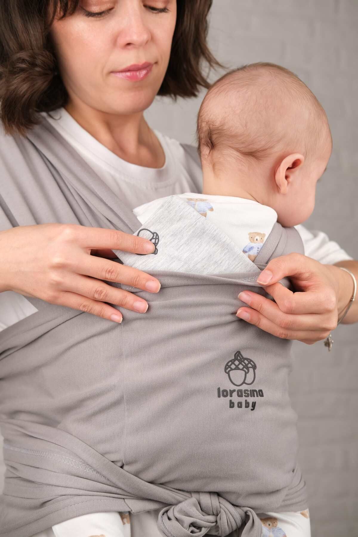 Genel Markalar Sırt Destekli Ayarlanabilen Sling, Wrap, Taşıma Şalı, Ana Kucağı fotoğrafı 3 (önizleme)