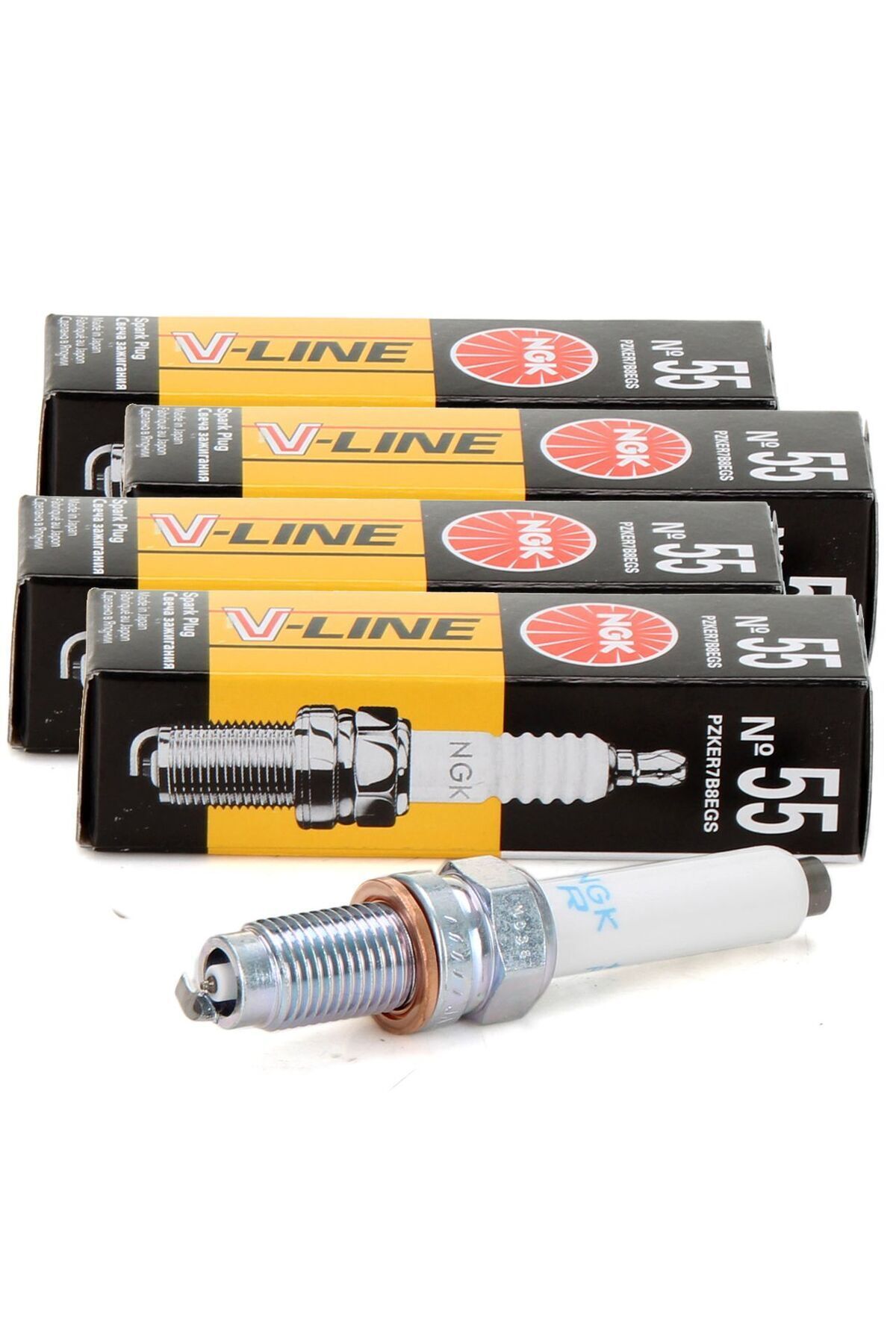 NGK 97124 Buji(v-lıne)platin 4 adet Pzker7b8egs Golf6-7-jetta Iv-passat-polo-a1-a3-q3-ıbiza-leon- 1.2tsı