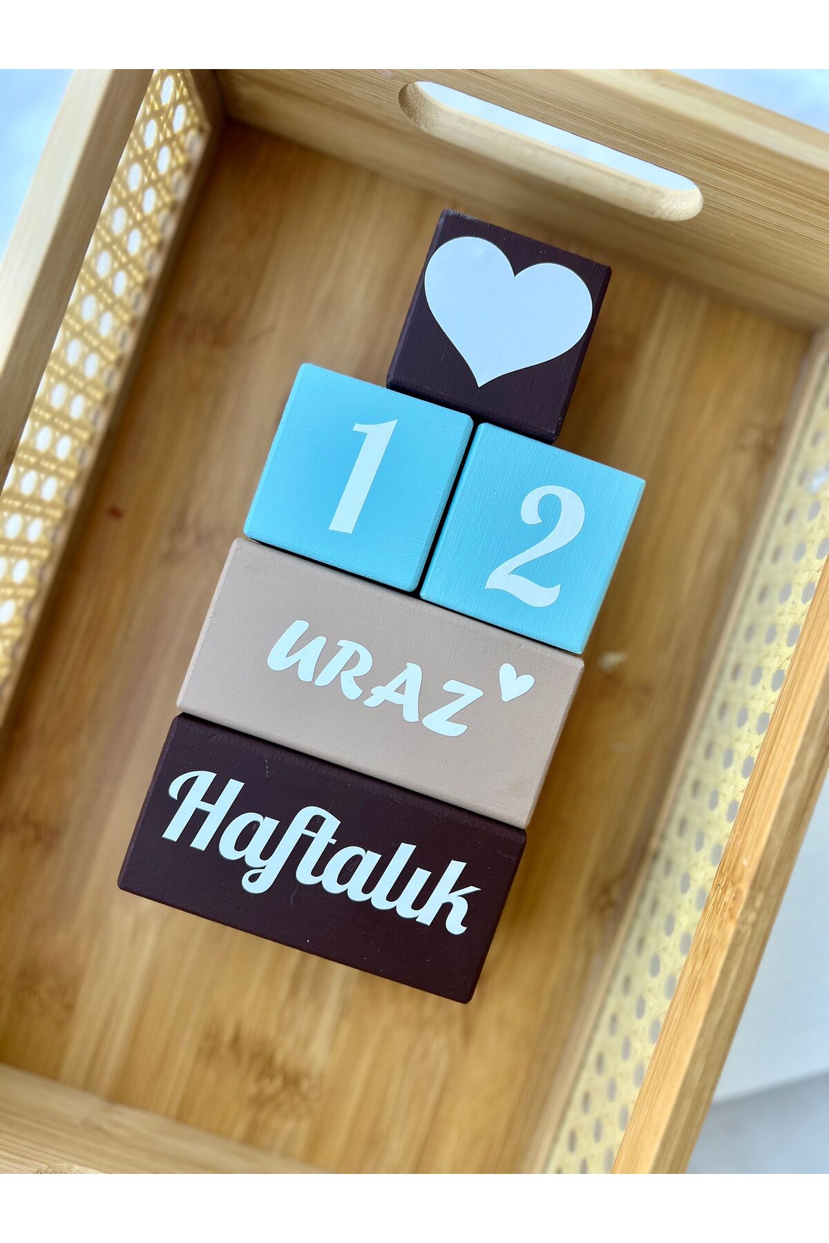 Anne bebek hediyelik çekim dekor aksesuarı bebek anı küpü