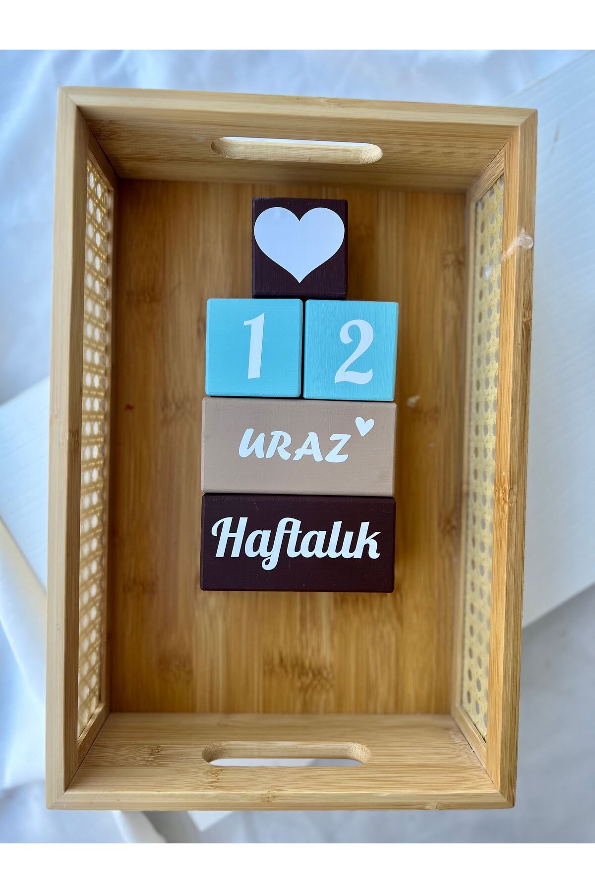 Anne bebek hediyelik çekim dekor aksesuarı bebek anı küpü