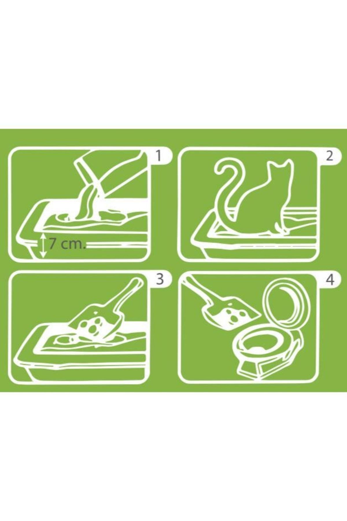 8 Lt Mısır Koçanı Granülü Topaklaşan Doğal Kedi Kumu