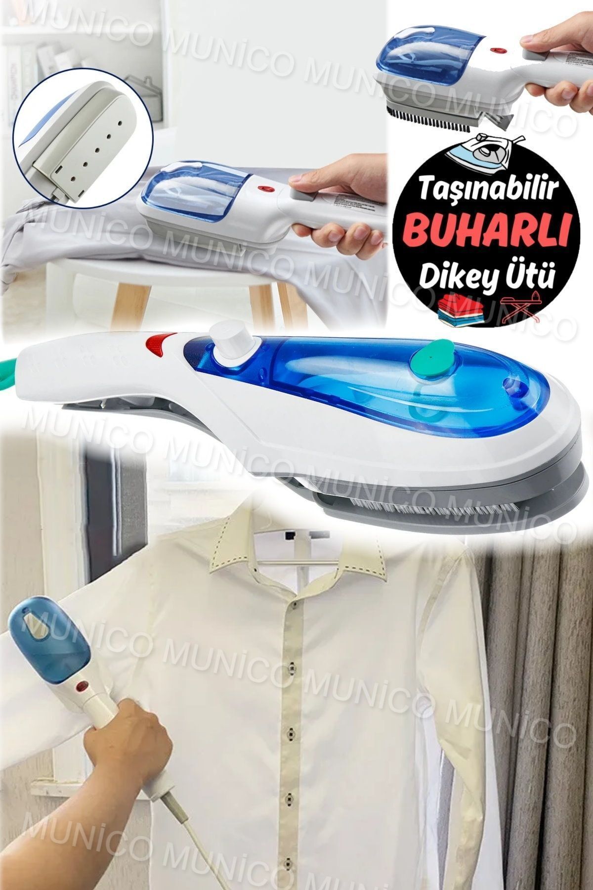 teknotrust C / F Güçlü Buharlı Dikey Ütü - Kırışıklıkları Anında Giderir, Mükemmel Elektrikli El Buharlı Ütü 2