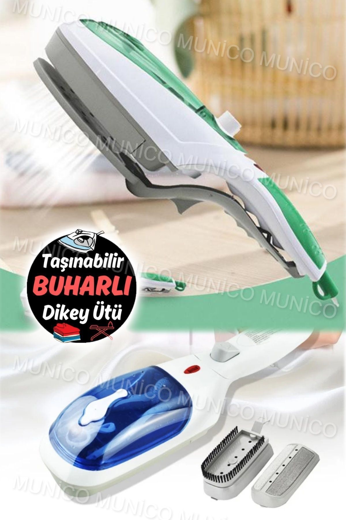 teknotrust-220-240V Ideal Clothes Flat Iron Compact Portable Ironing Machine - for Home and Office Use 7